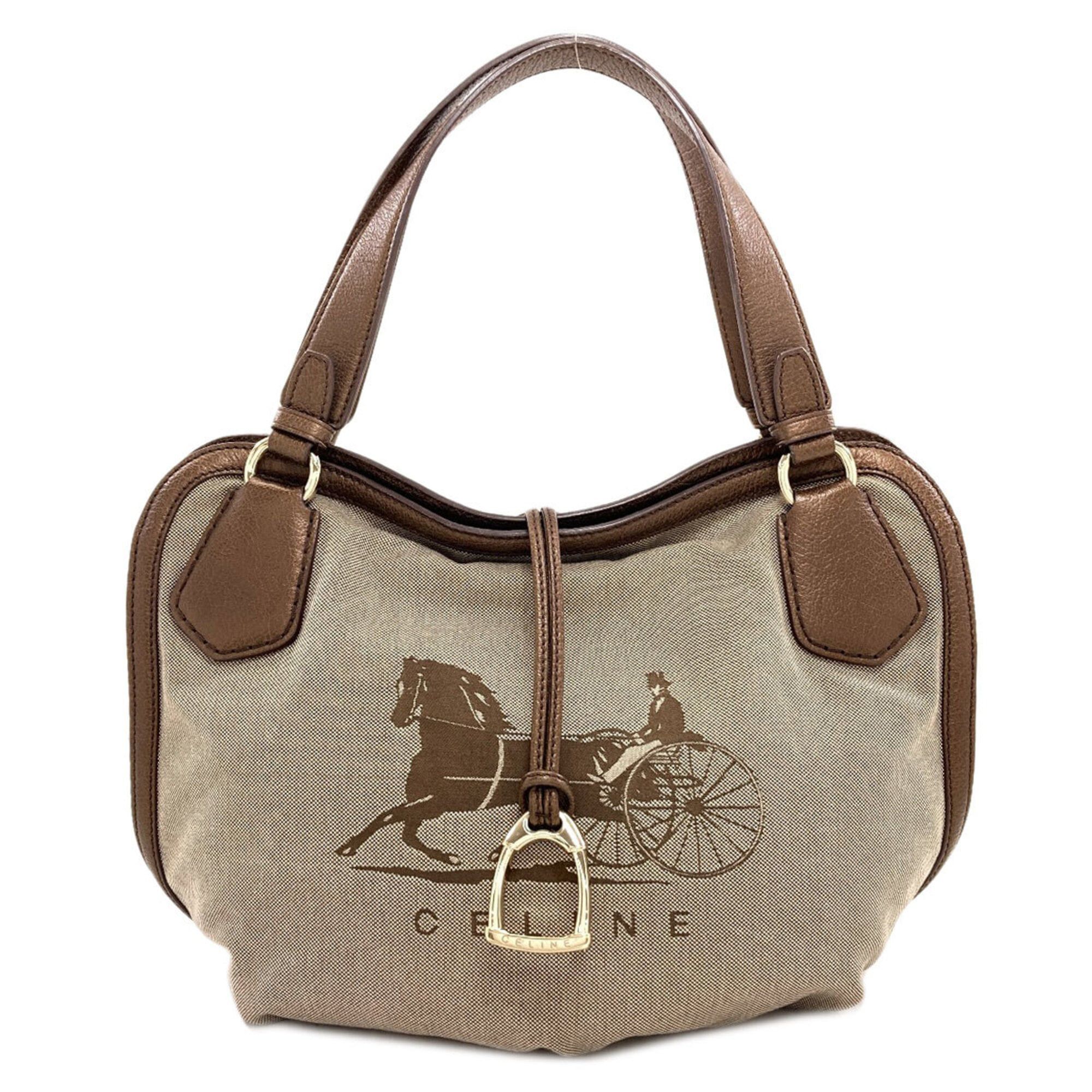 Celine Celine Carriage Pattern Canvas Handbag for Women Size ONE SIZE - 1 Thumbnail