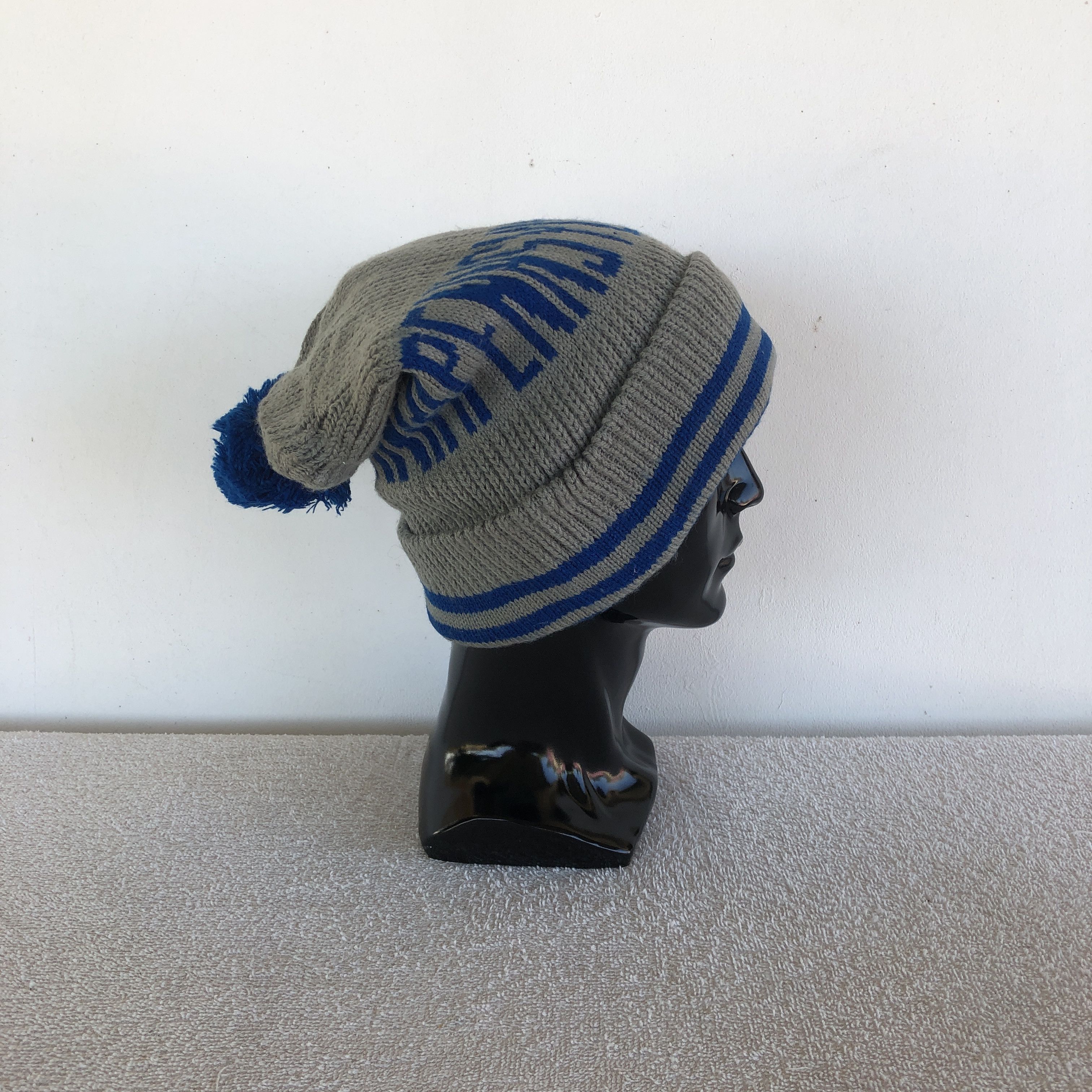 Japanese Brand Vintage Pennsylvania Humor Beanie Pom Pom Snow Caps Hats Size ONE SIZE - 3 Thumbnail
