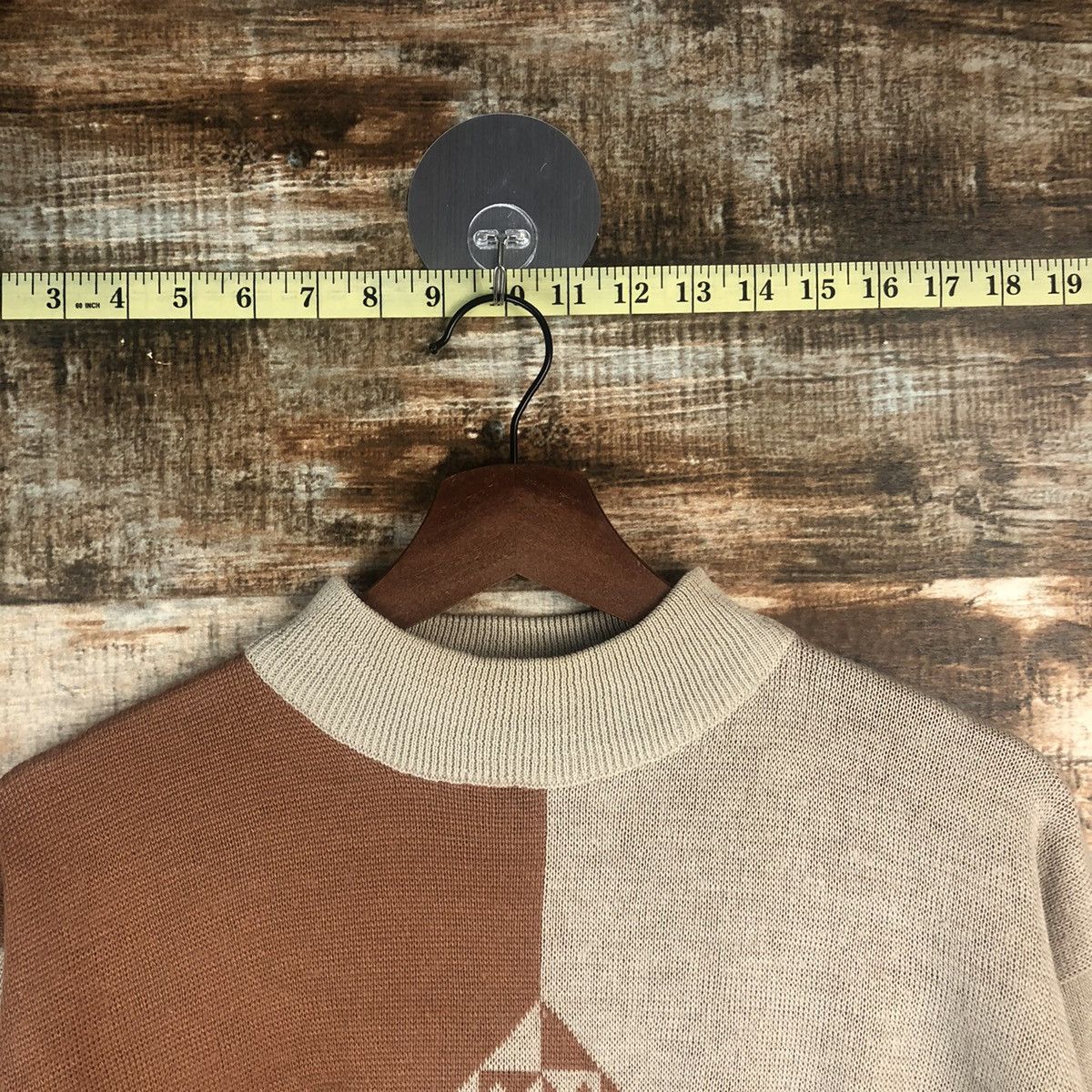 Homespun Knitwear × Japanese Brand DL Main Limne Vintage Brown Knitwear #C536 Size M / US 6-8 / IT 42-44 - 4 Thumbnail