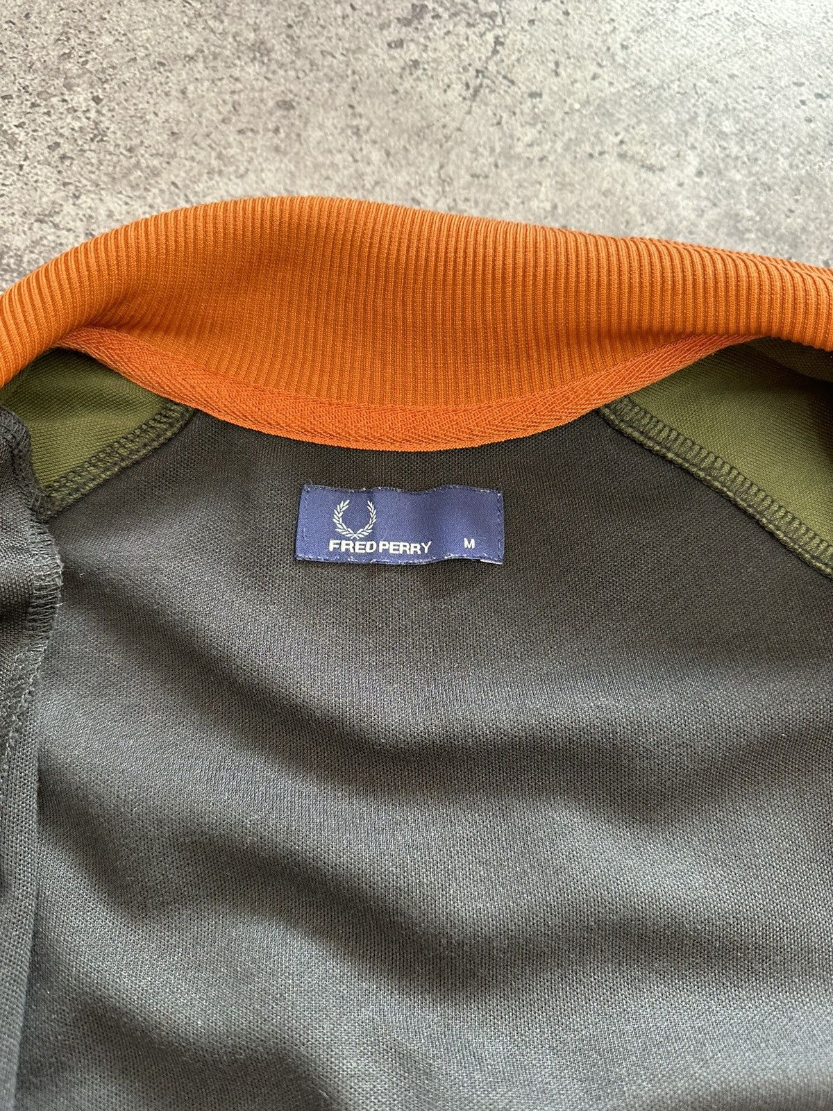 Vintage Fred Perry Track Jacket Full Zip Y2K Blokecore