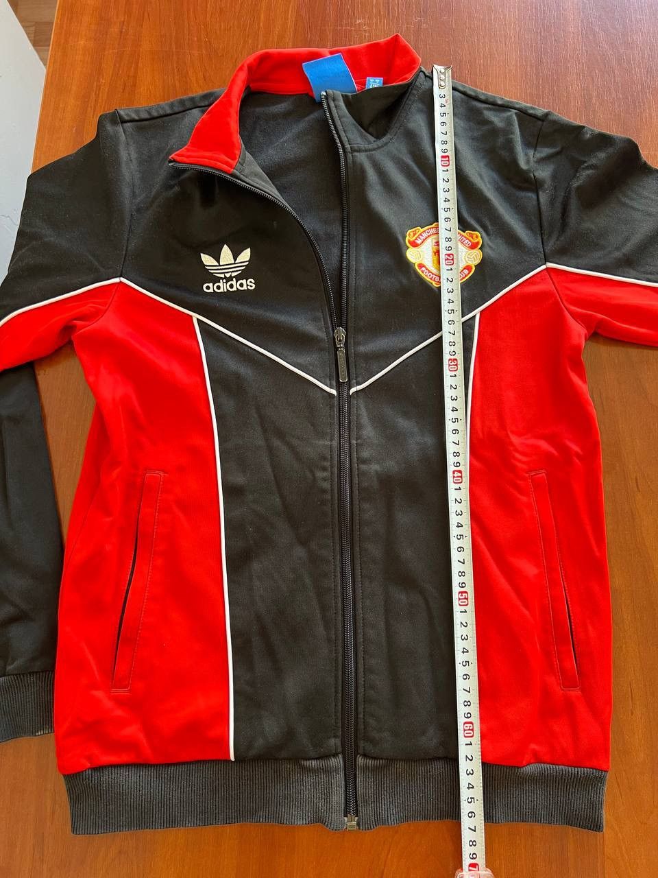 Adidas 1988/90 MANCHESTER UNITED ADIDAS REMAKE SOCCER JACKET SZ S Size US S / EU 44-46 / 1 - 15 Thumbnail