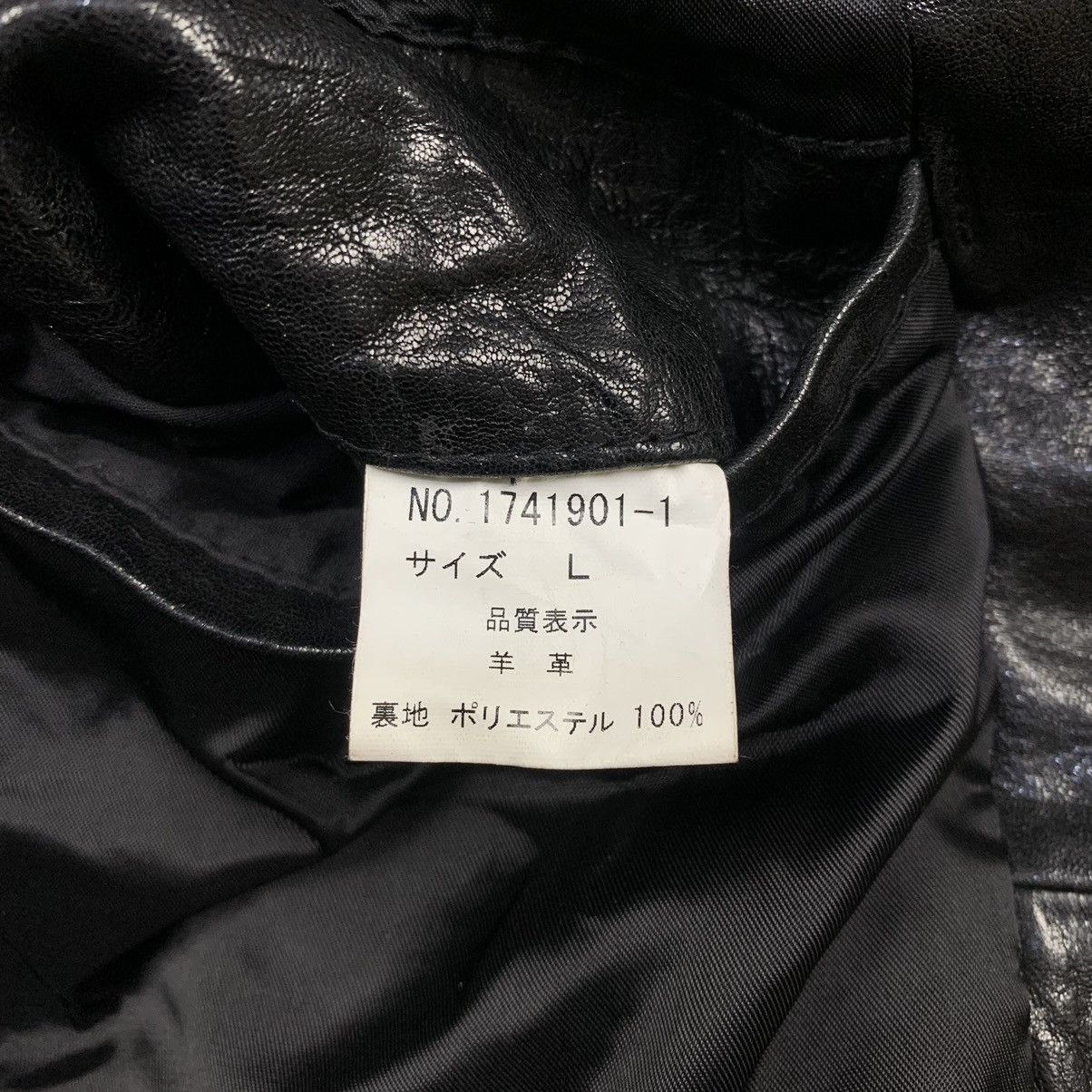 Issey Miyake × Tete Homme Tete homme bikers multi zipper leather jacket Size US L / EU 52-54 / 3 - 11 Thumbnail