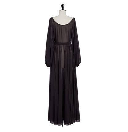 o1bcso1str0224 Dress With Tie in Black