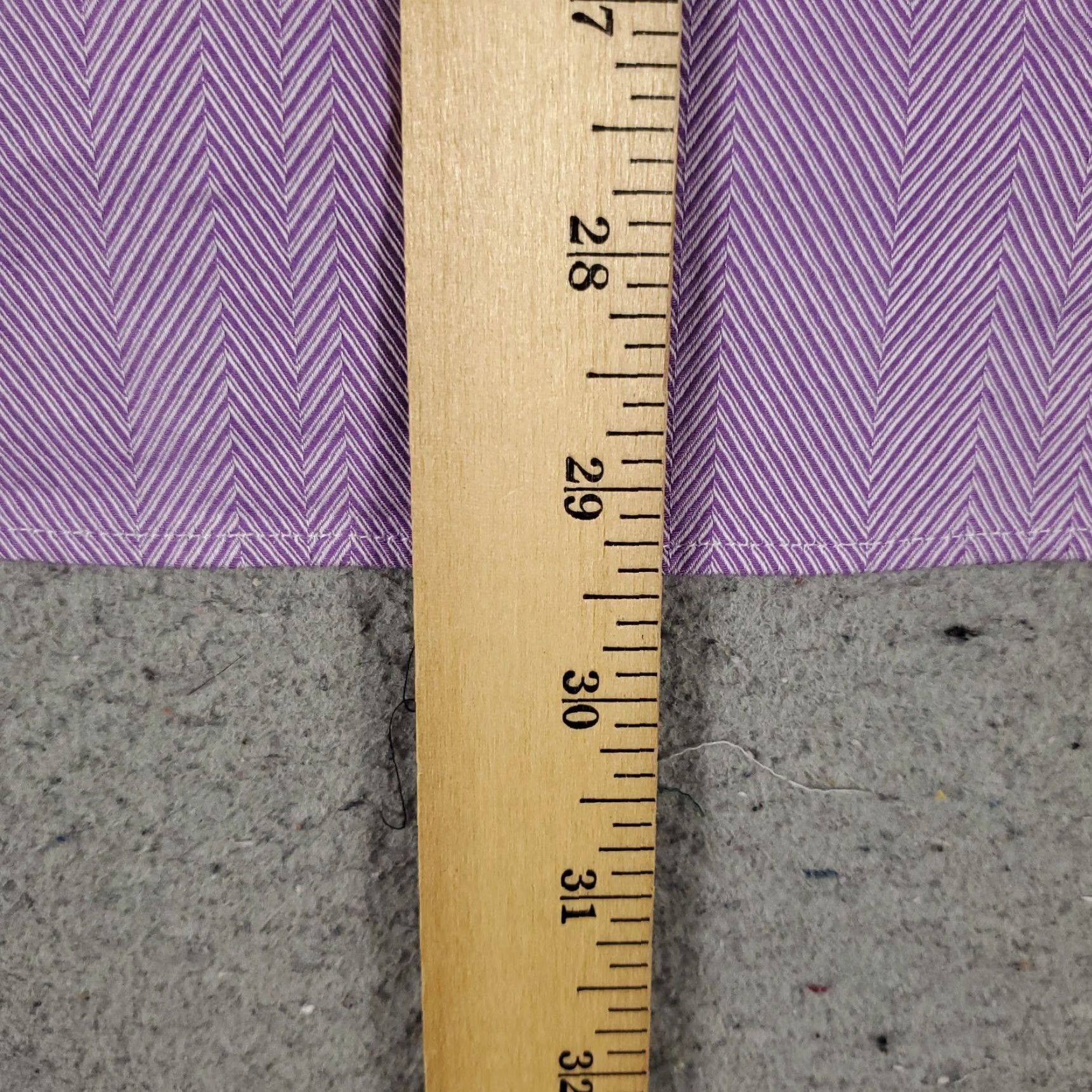 Robert Graham Robert Graham Dress Shirt Mens Size 15.5 Purple Check Long Sleeve Button Up Size 40R - 4 Thumbnail