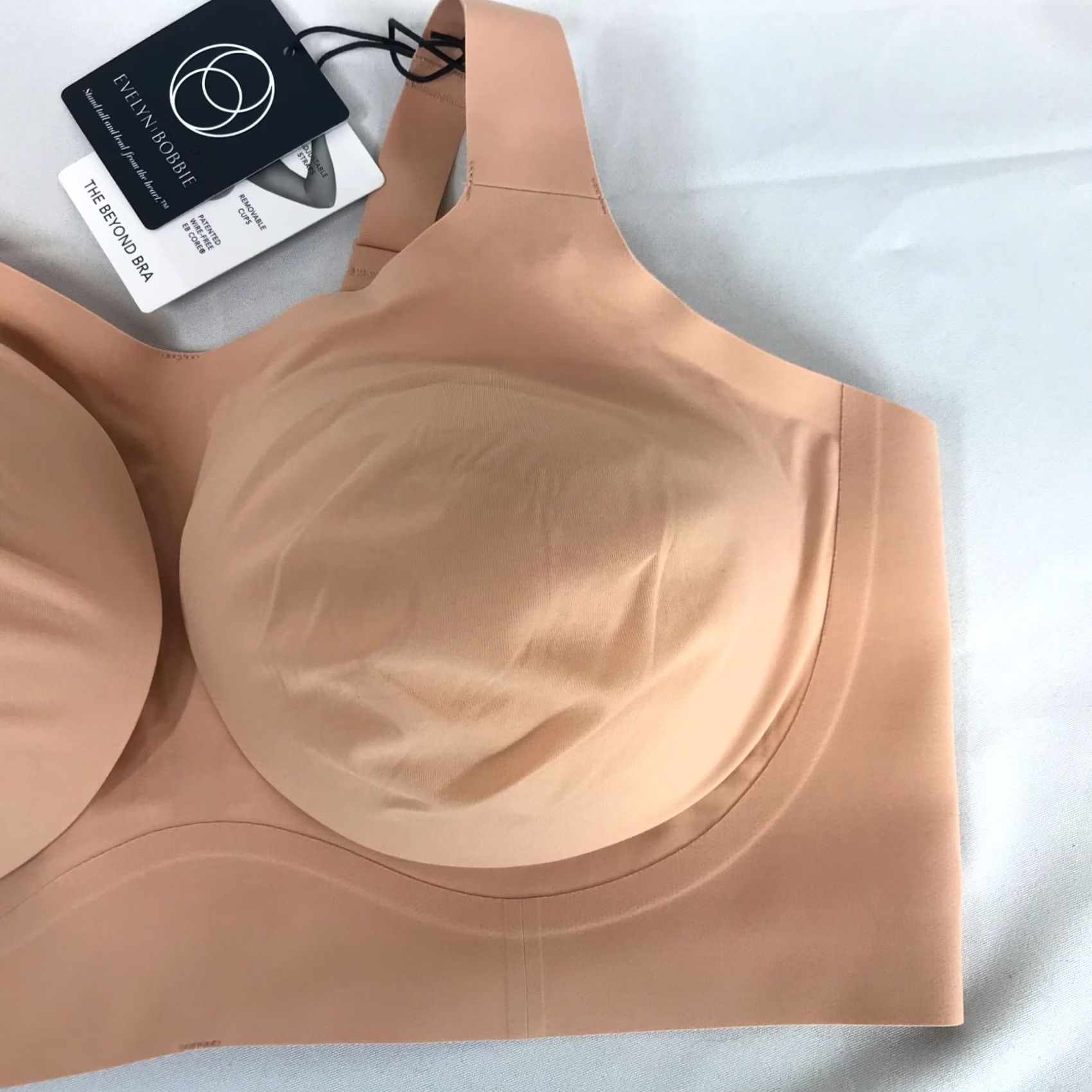 Bobbies EVELYN BOBBIE BRA Womens 3X TAN THE BEYOND HIMALAYAN SALT WIRE LIFT SHAPE Size ONE SIZE - 3 Thumbnail