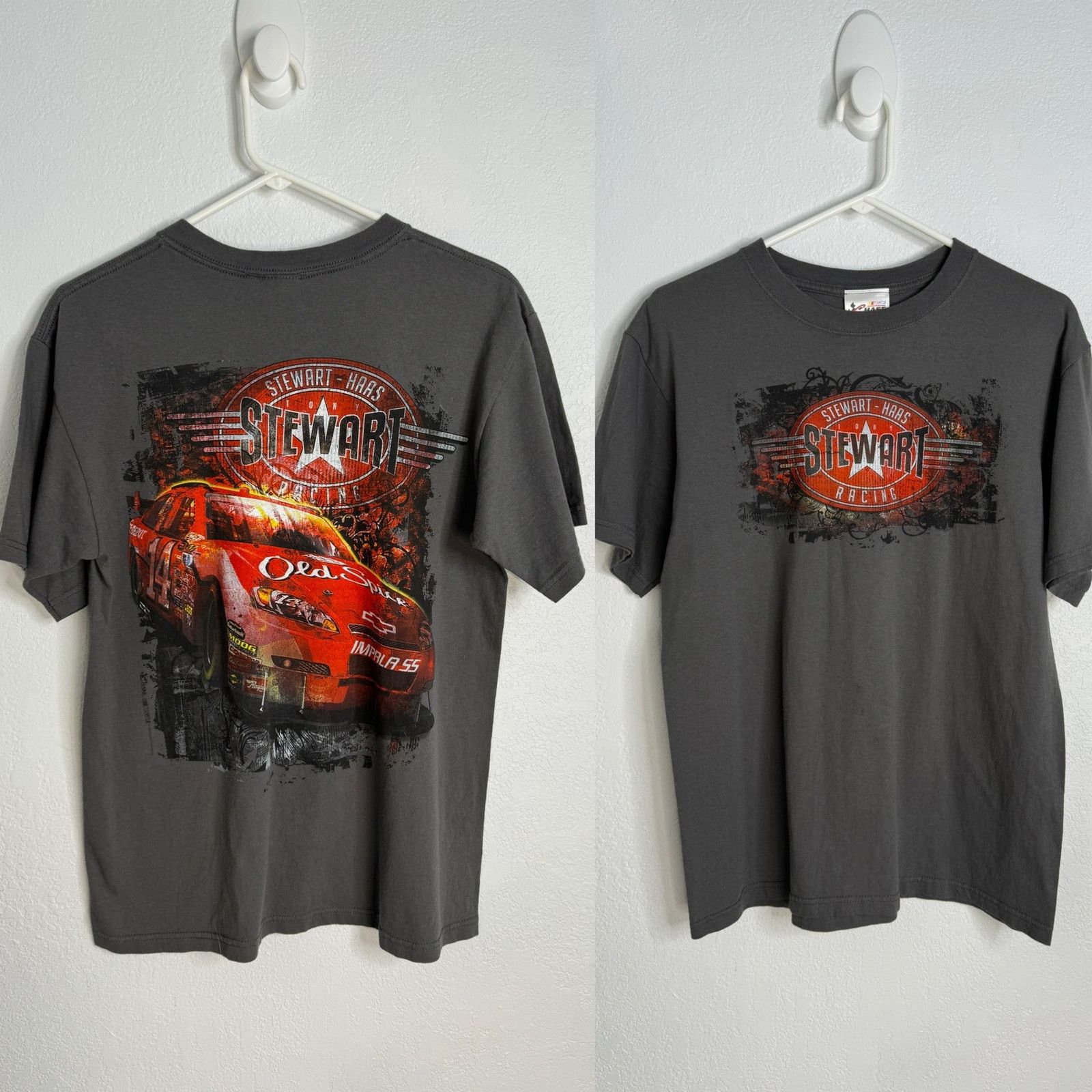 NASCAR NASCAR Chase Gray Stewart-Haas Car Double Side T-Shirt Med Size US M / EU 48-50 / 2 - 1 Thumbnail