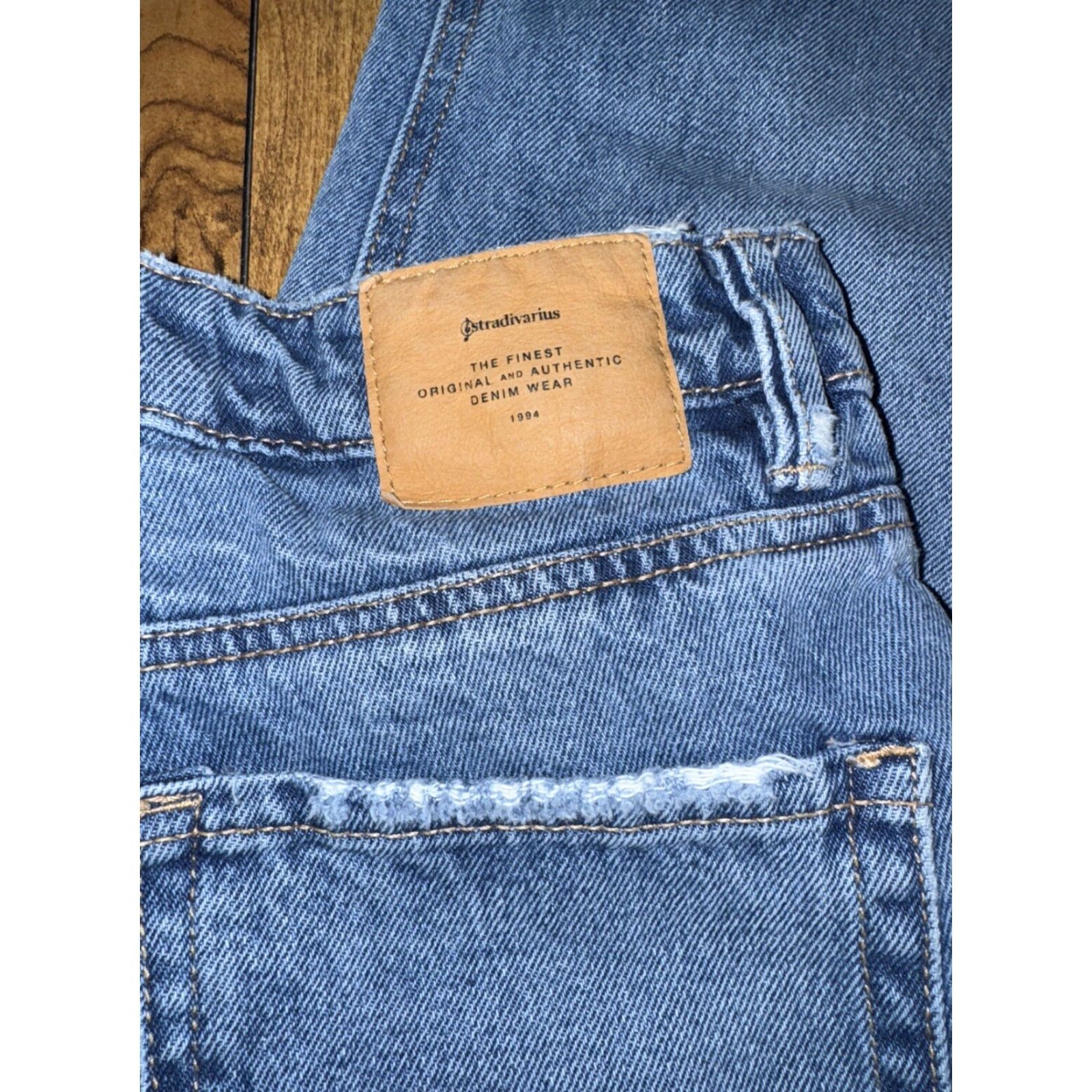 Stradivarius VINTAGE Stradivarius Denim Jeans Flare USA 6 Blue 27x33 Women Jeans Flared Denim USA 27x33 Regular 6 Blue Womens Size 28" / US 6 / IT 42 - 6 Thumbnail