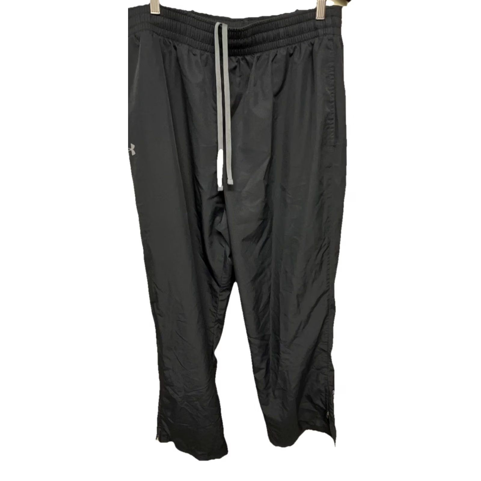 Under Armour Under Armour Mens Athletic Pants Black 36x30 Drawstring Training Track Pants L Mens Size US 33 - 2 Thumbnail