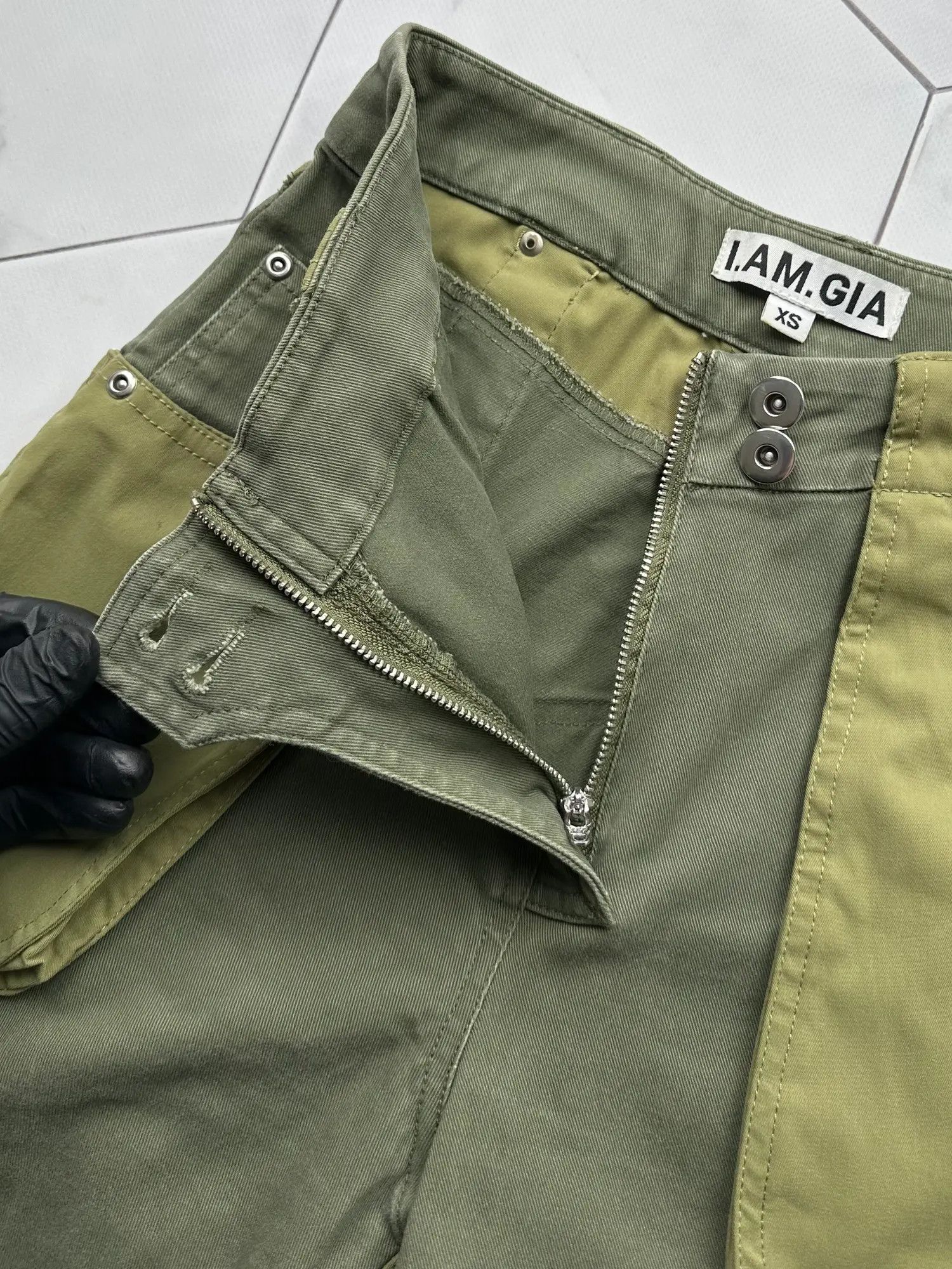 I.AM.GIA I Am Gia Wide Zipped Pants (B279) Size 25" / US 0 / IT 36 - 6 Thumbnail
