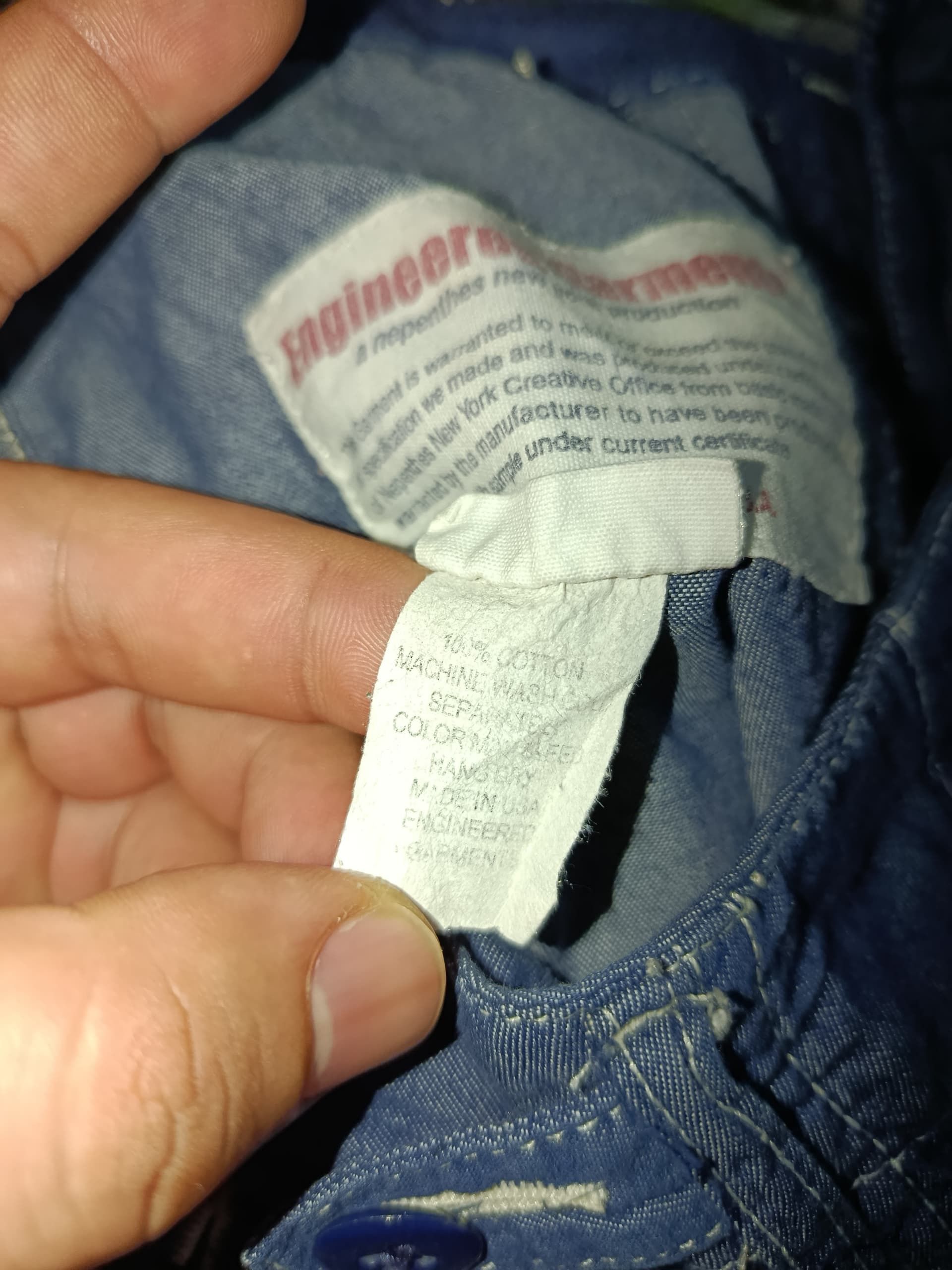 Engineered Garments ENGINEERED GARMENTS SOFT DENIM Size US 30 / EU 46 - 10 Thumbnail