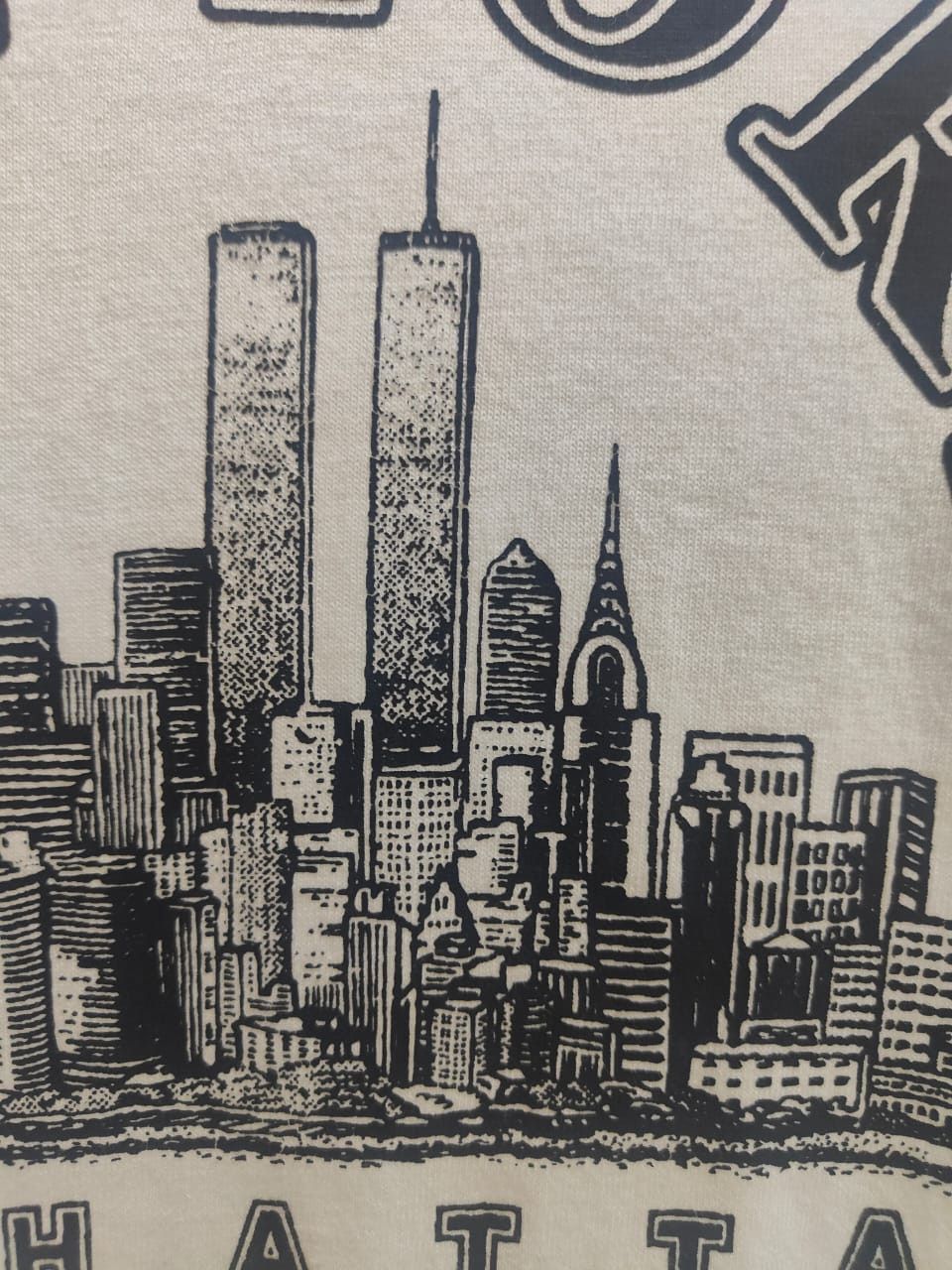Vintage USA MADE Manhattan New York skyline delta pro weight knit Size US S / EU 44-46 / 1 - 3 Thumbnail