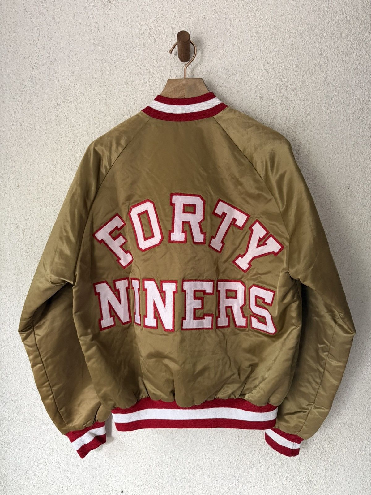 Chalk Line CHALK LINE NFL SAN FRANCISCO 49ERS SATIN BOMBER JACKET Size US M / EU 48-50 / 2 - 1 Thumbnail