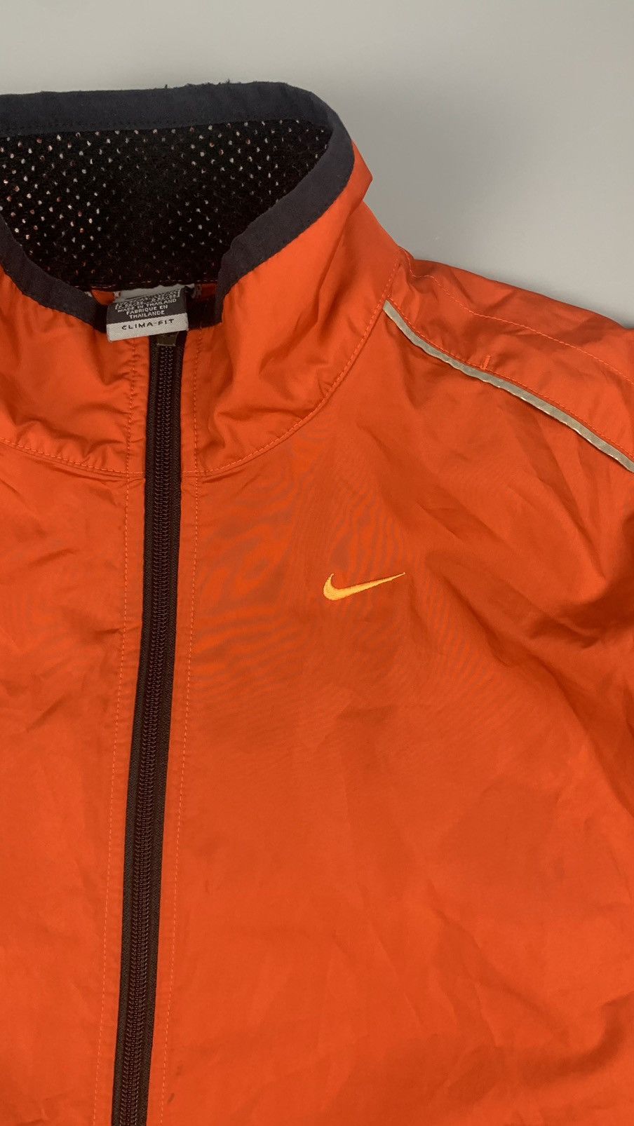Nike × Vintage Nike vintage track jacket orange swoosh Size US L / EU 52-54 / 3 - 7 Thumbnail