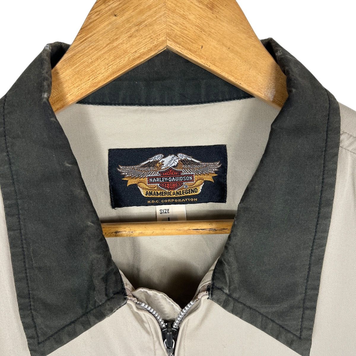 Harley Davidson 🔥 Vintage Harley Davidson MotorCycles Moto Racer Jacket Size US L / EU 52-54 / 3 - 11 Thumbnail