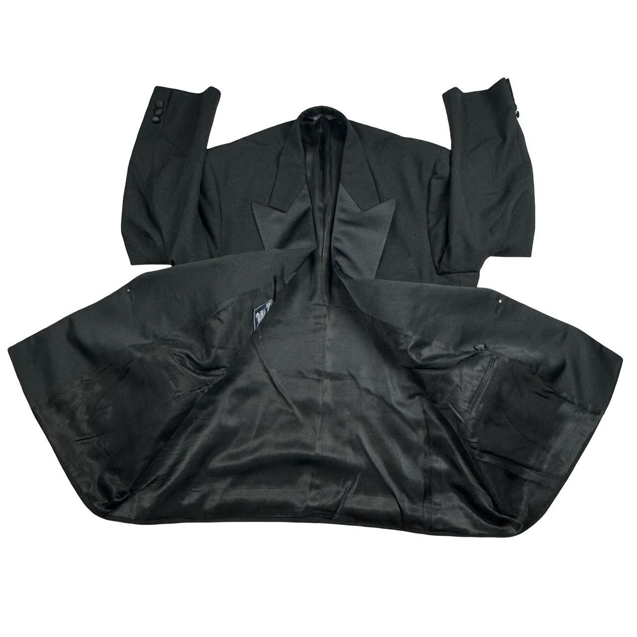Burberry VTG Burberry Prorsum Men's Wool Double Breasted Tuxedo Blaze Size 46R - 3 Thumbnail