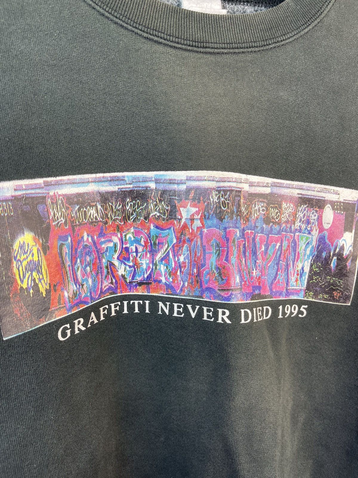 Band Tees × Haze × Recon 1995 LORDZOFBKLYN GRAFFITI SUN FADED CREWNECK Size US XL / EU 56 / 4 - 11 Thumbnail