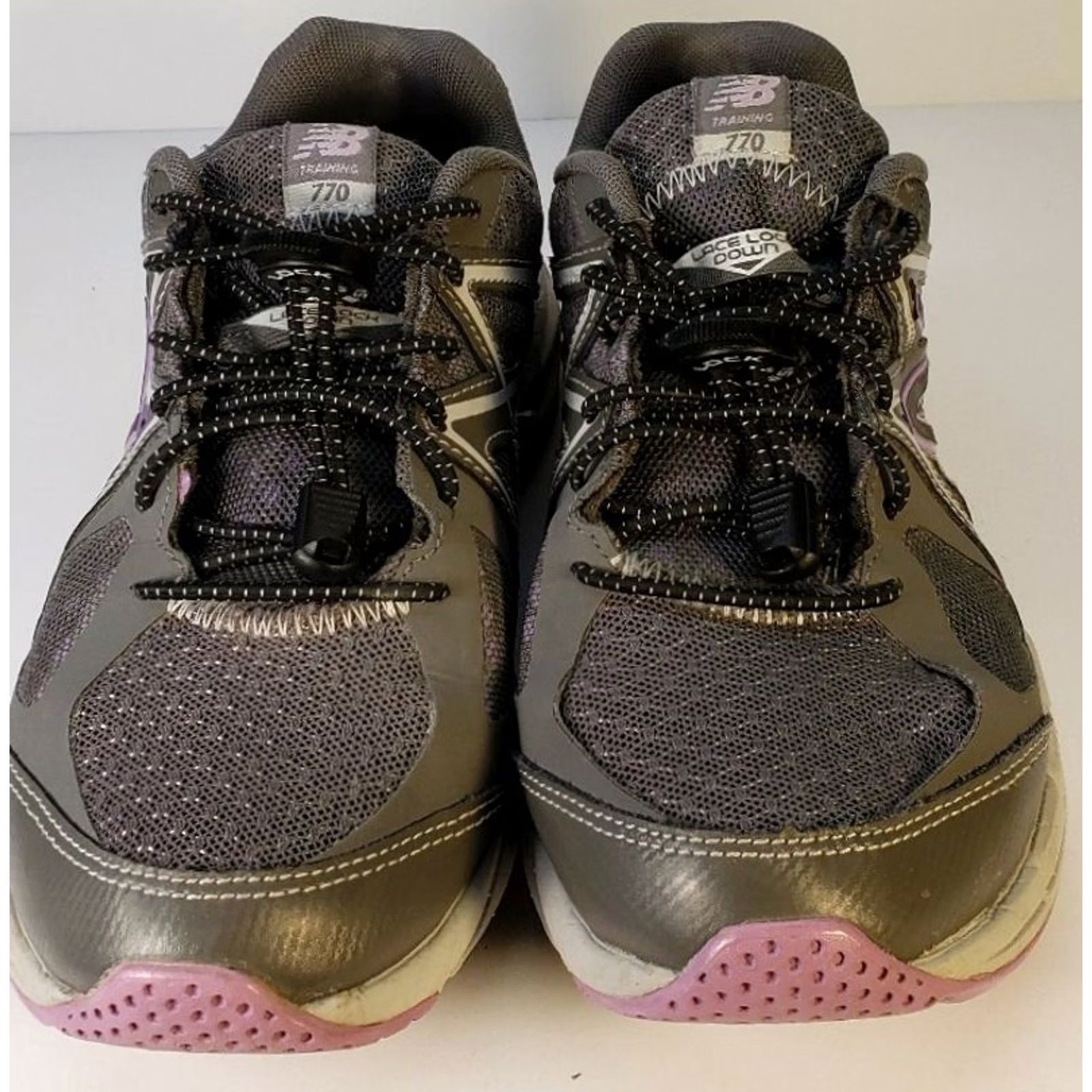 New Balance New Balance 770 Training Women's Size 6M Gray Lavender Elastic Laces Toggle Tie Sneaker Shoes Running Workout Casual Mens Womens Boys Girls Size US 4 / IT 34 - 3 Thumbnail