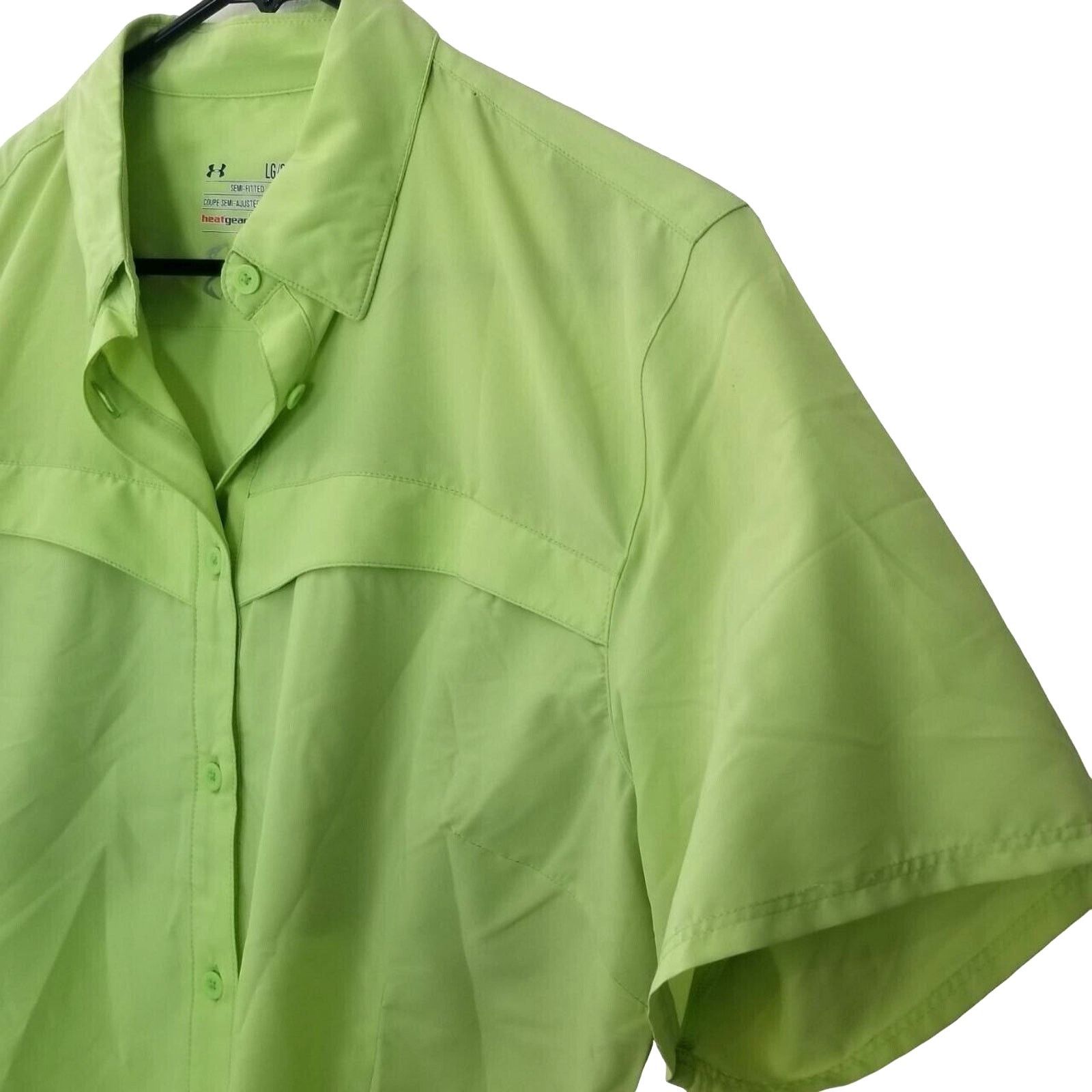Under Armour Under Armour Womens Heat Gear Button Shirt Size L Gorpcore Size L / US 10 / IT 46 - 4 Thumbnail