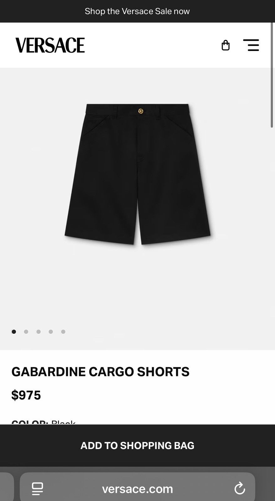 Versace Versace La Medusa Shorts Size US 32 / EU 48 - 6 Thumbnail