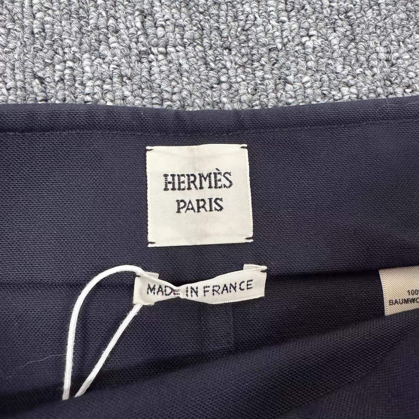 Hermes Hermes Women's Navy Blue Chain Skirt EU34 NWT Size 25" / US 0 / IT 36 - 5 Thumbnail