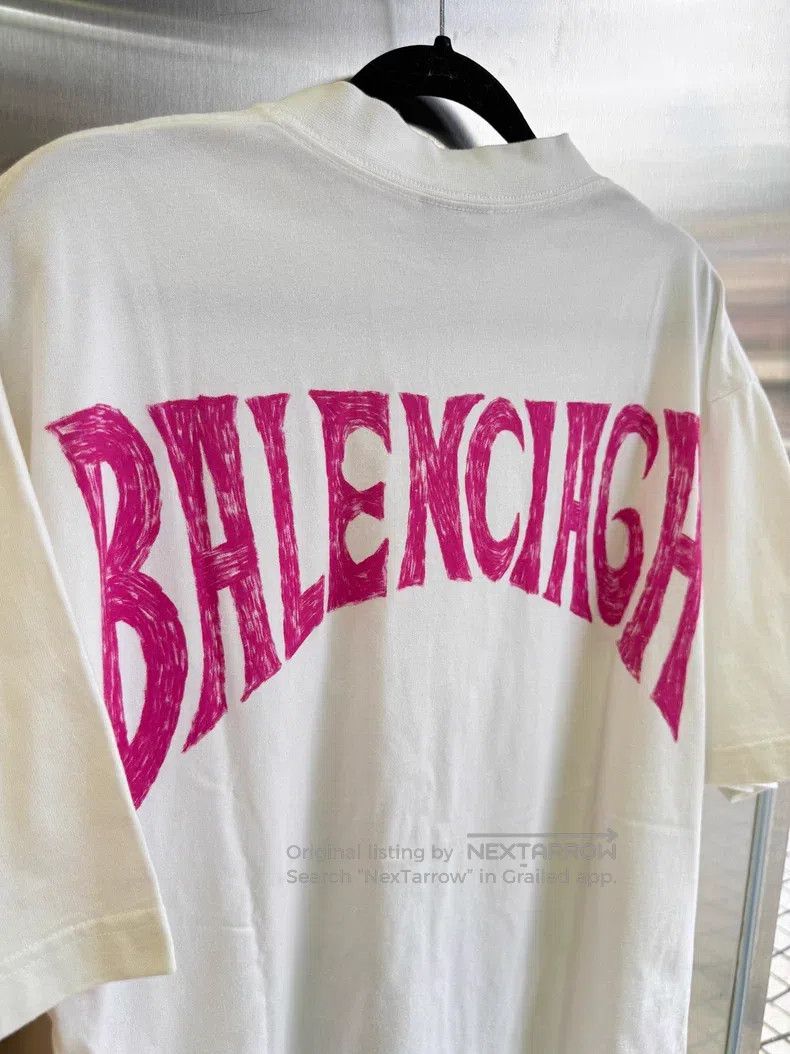 Balenciaga Balenciaga Palm Tree and Tower Printed T-Shirt Size US XXS / EU 40 - 5 Thumbnail