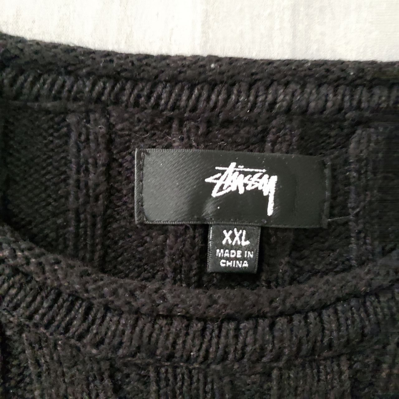 Stussy Cotton Slub Rib Crew Size US XXL / EU 58 / 5 - 2 Thumbnail