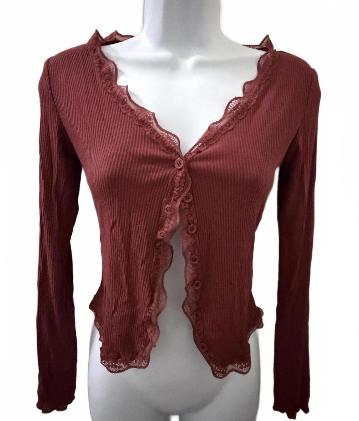 Other DAZY Lightweight Knit Top in Red (SMALL) Size S / US 4 / IT 40 - 3 Thumbnail