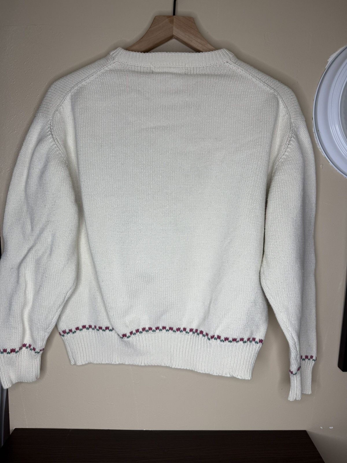 Eddie Bauer × Vintage Vintage Eddie Bauer floral embroidered knit sweater Size L / US 10 / IT 46 - 2 Thumbnail