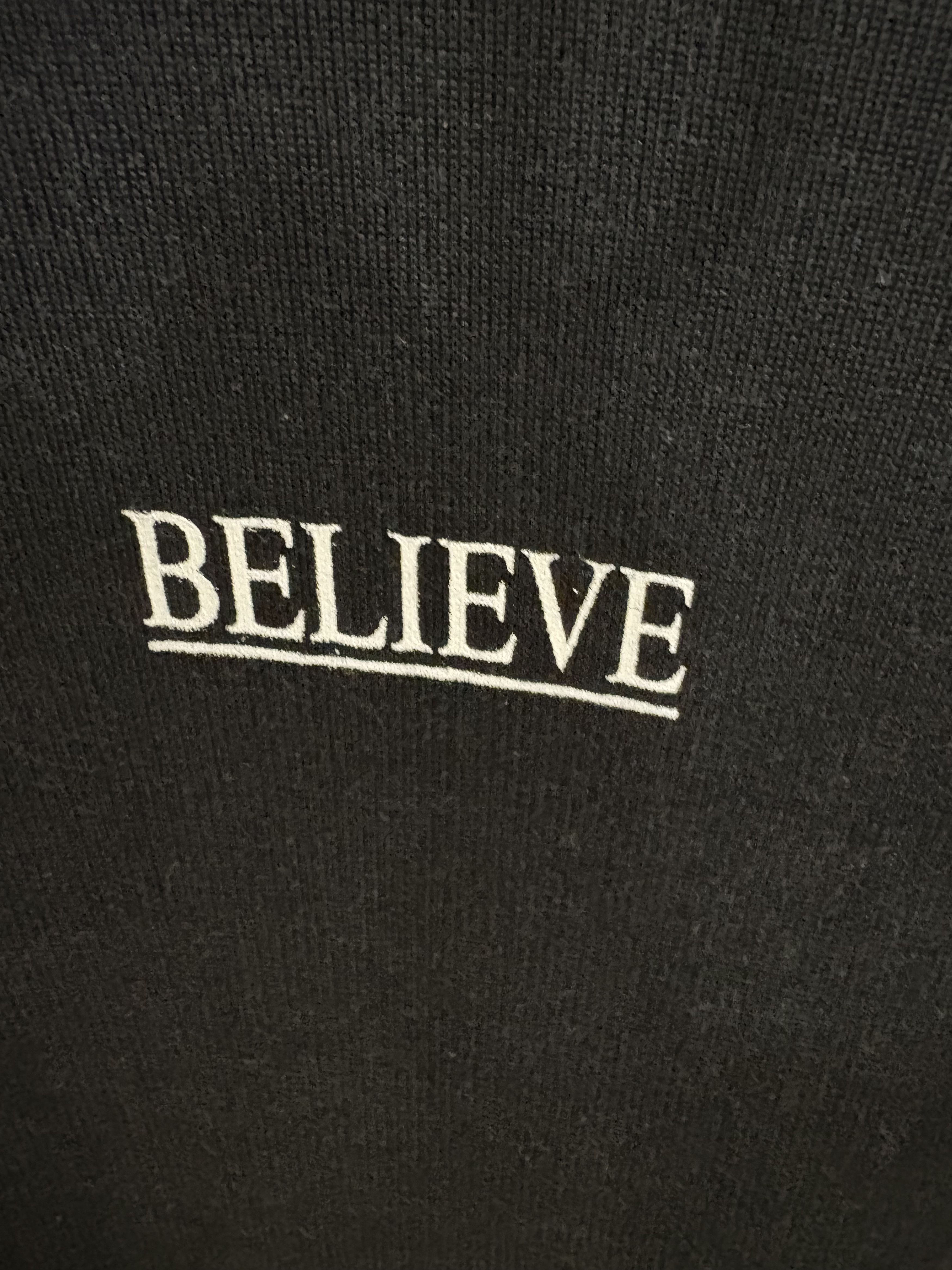 Balenciaga Balenciaga "Believe In Something Bigger" Hoodie Size US XL / EU 56 / 4 - 2 Thumbnail