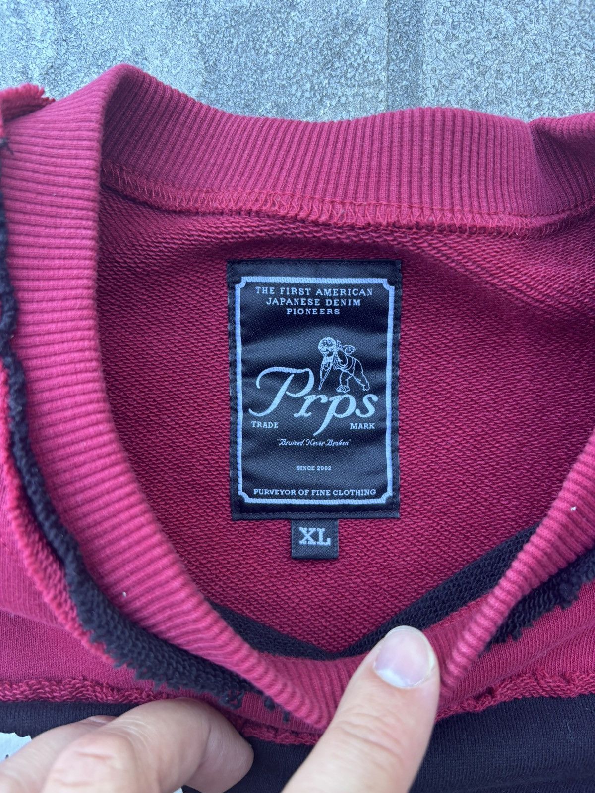 Prps PRPS INSIDE-OUT GRAPHIC SWEATER Size US XL / EU 56 / 4 - 4 Thumbnail