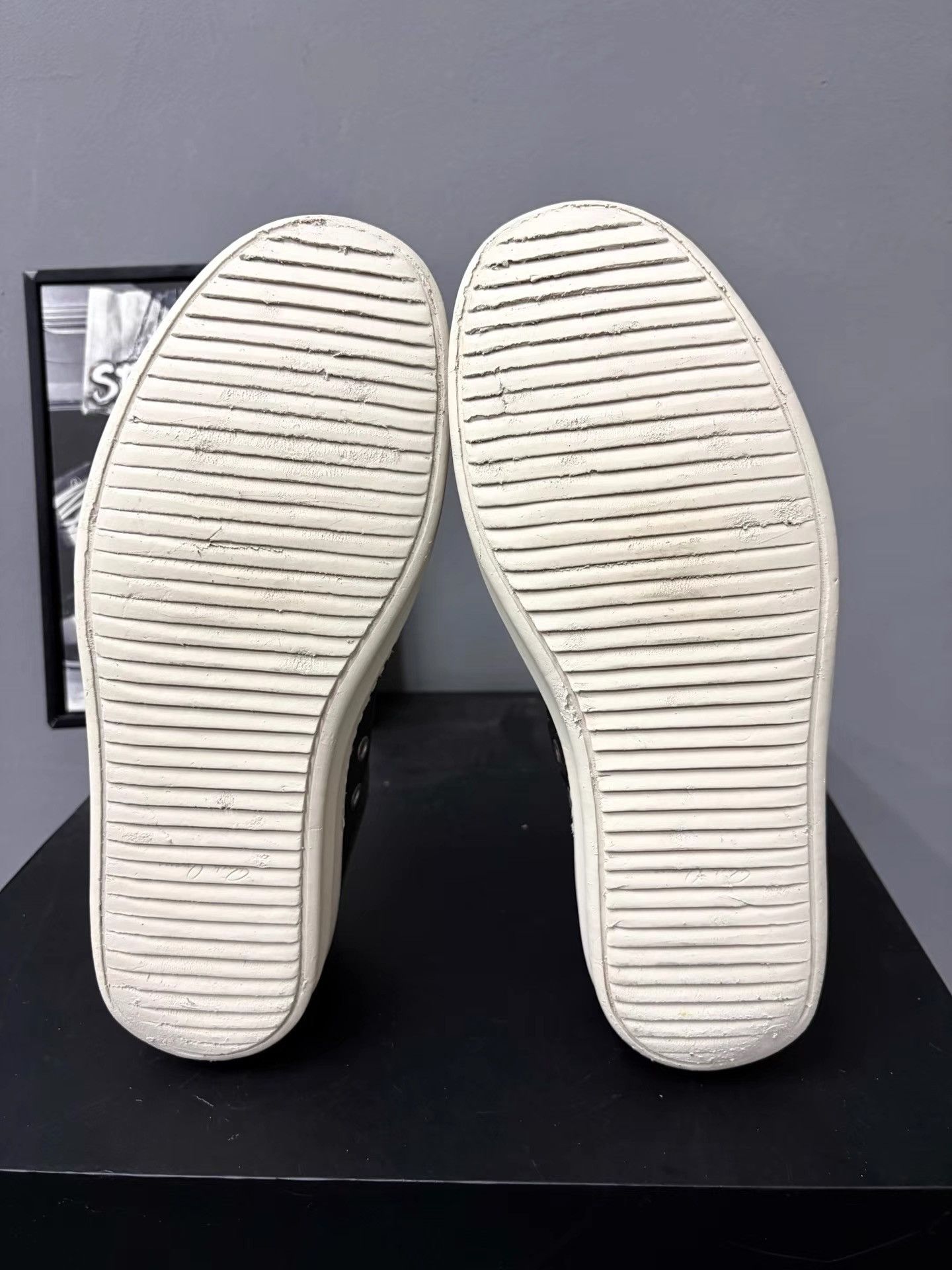 Rick Owens Rick Owens Mainline Leather Jumbo Sneakers K34 Size US 8 / EU 41 - 8 Thumbnail