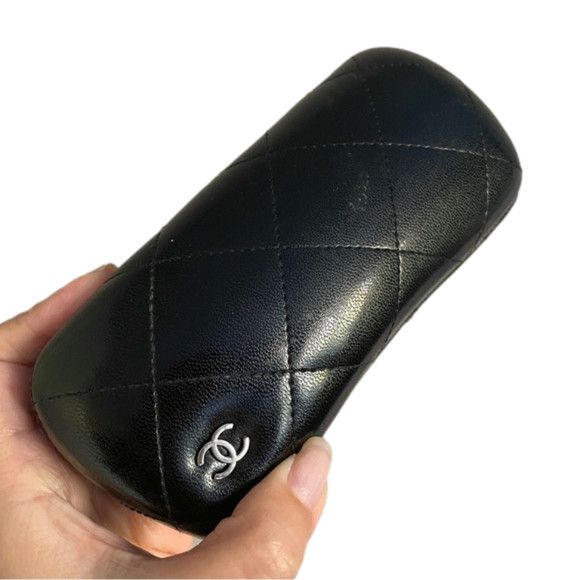 Chanel Chanel Quilted Eyeglasses Sunglasses Hard Case Italy 🇮🇹 Grailed