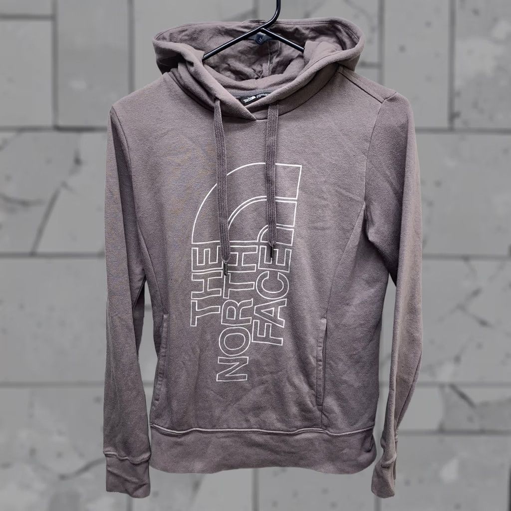 The North Face The North Face Hoodie Womens S Purple Gray Drawstring Pullover Size S / US 4 / IT 40 - 1 Thumbnail