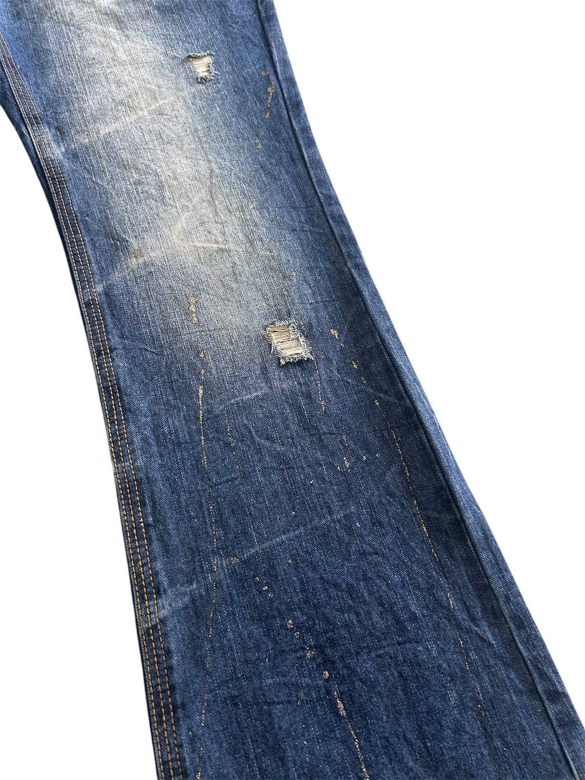 Japanese Brand × Vintage Vintage Japanese Distressed Denim Skull Patches Jeans Size US 35 - 5 Thumbnail