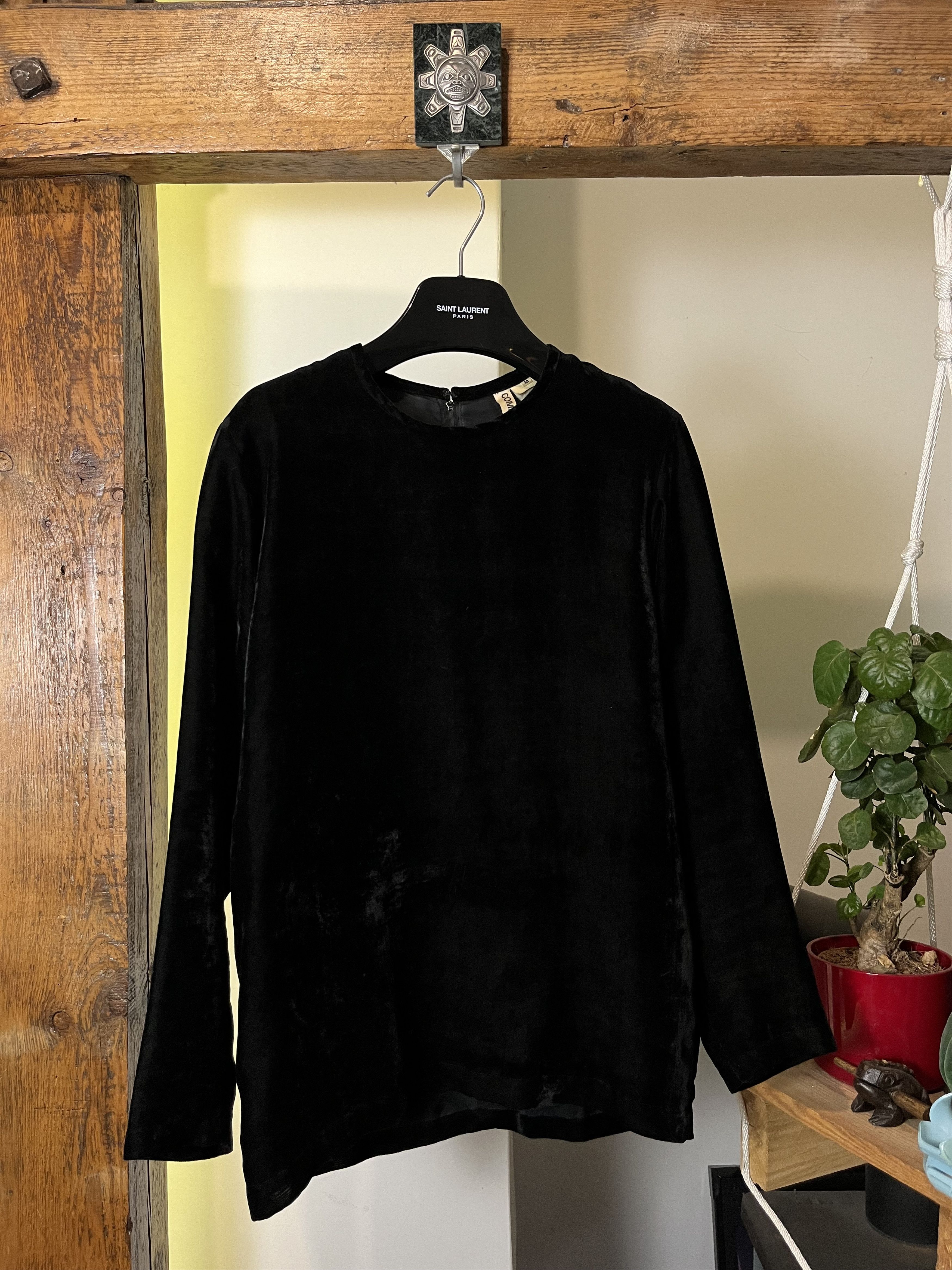 Comme des Garcons SHIRT × Japanese Brand Vintage Archive Comme des Garcons Velour RARE Size M / US 6-8 / IT 42-44 - 1 Thumbnail