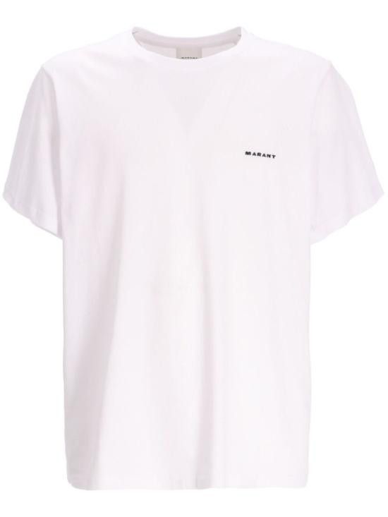 Isabel Marant ISABEL MARANT Men T-Shirts TS0047HA B3N13H20WH White Size US M / EU 48-50 / 2 - 1 Thumbnail
