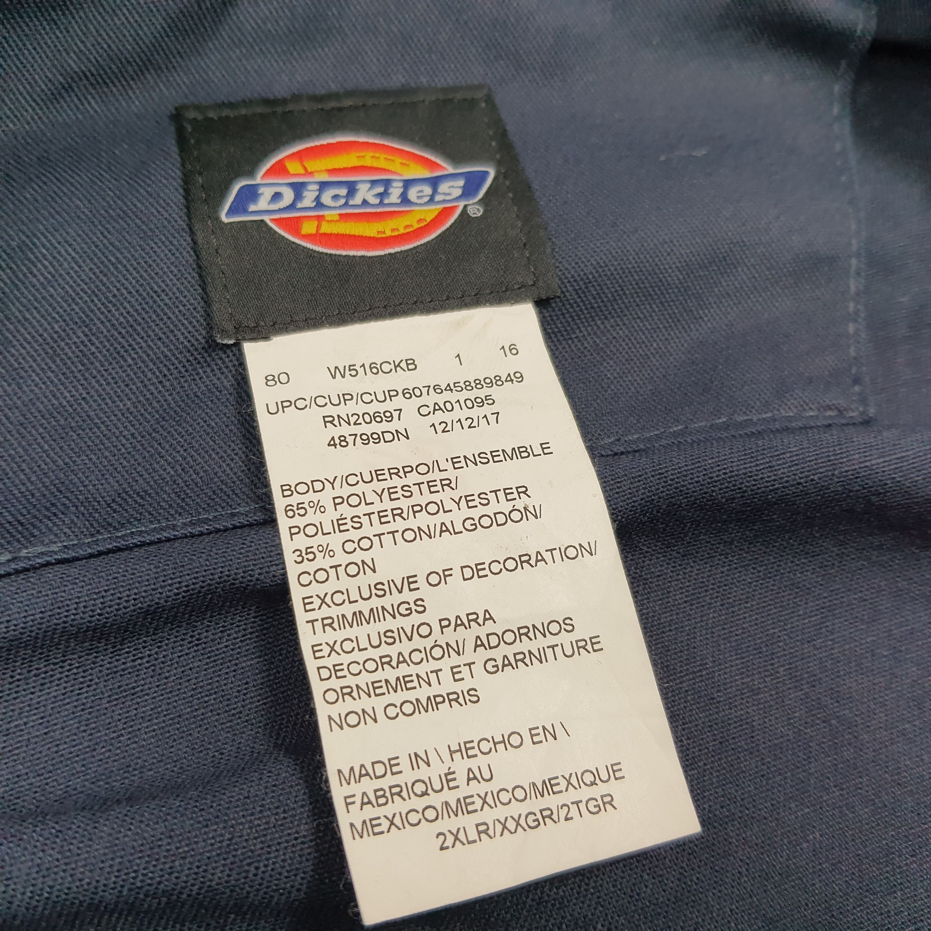 Dickies Vintage Dickies Workwear Custom Skull Coverall C281N6 Size US XXL / EU 58 / 5 - 7 Thumbnail