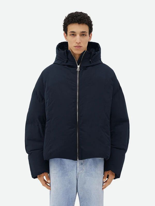 Bottega Veneta o1n1vont0125 Tech Nylon Puffer Jacket in Navy Size US XS / EU 42 / 0 - 1 Thumbnail