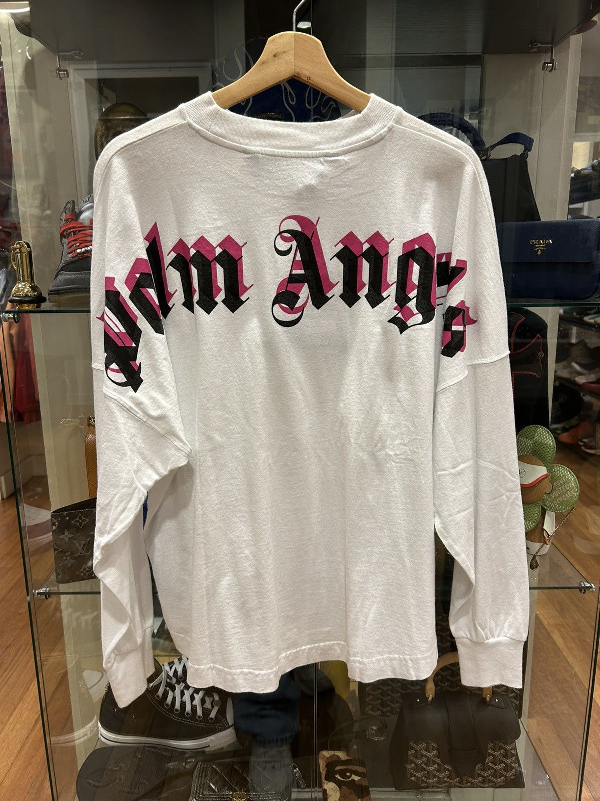 Palm Angels Palm Angels Double Logo LS Shirt Size US S / EU 44-46 / 1 - 2 Thumbnail