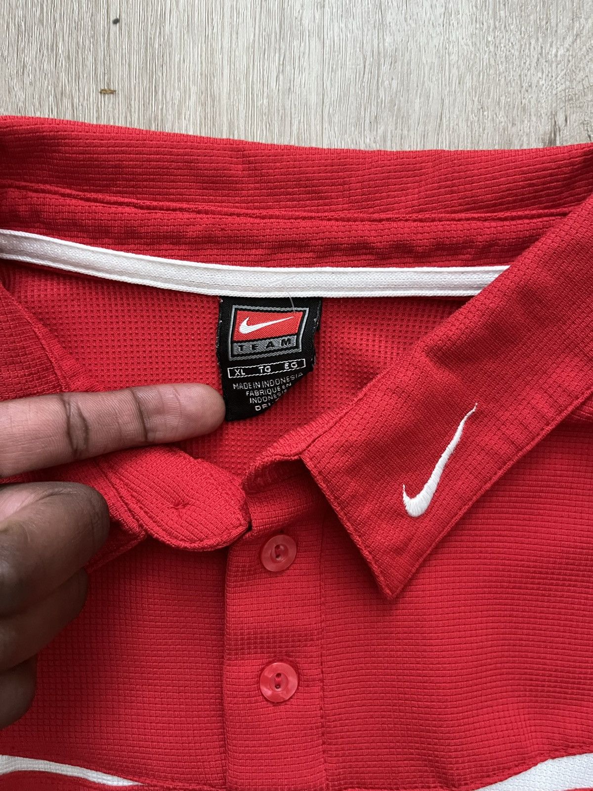 Nike Vintage Nike Polo Shirt Size US XL / EU 56 / 4 - 2 Thumbnail