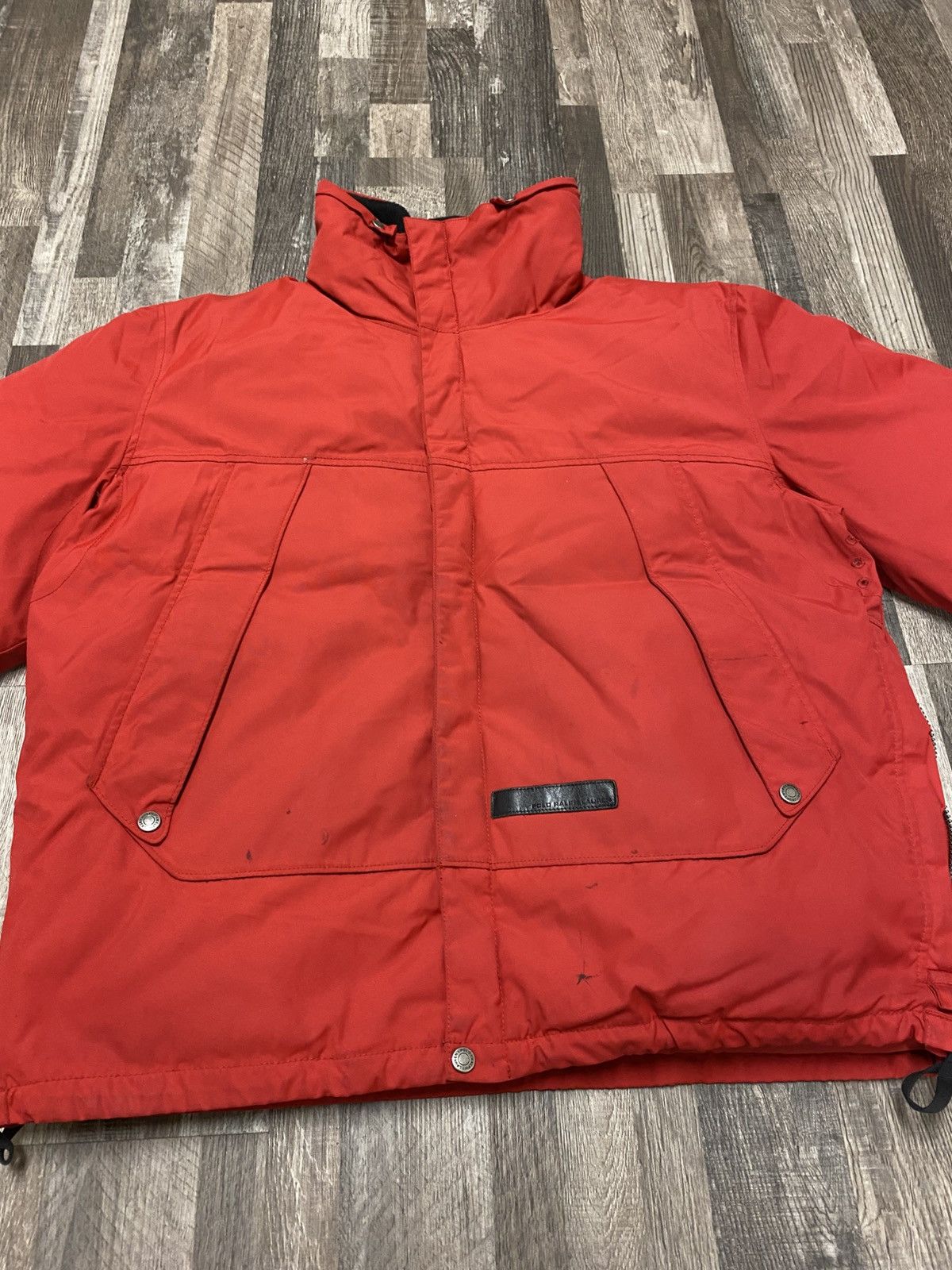 Polo Ralph Lauren Vintage Polo Ralph Lauren Down Puffer Jacket Red Zip Up Size US L / EU 52-54 / 3 - 3 Thumbnail