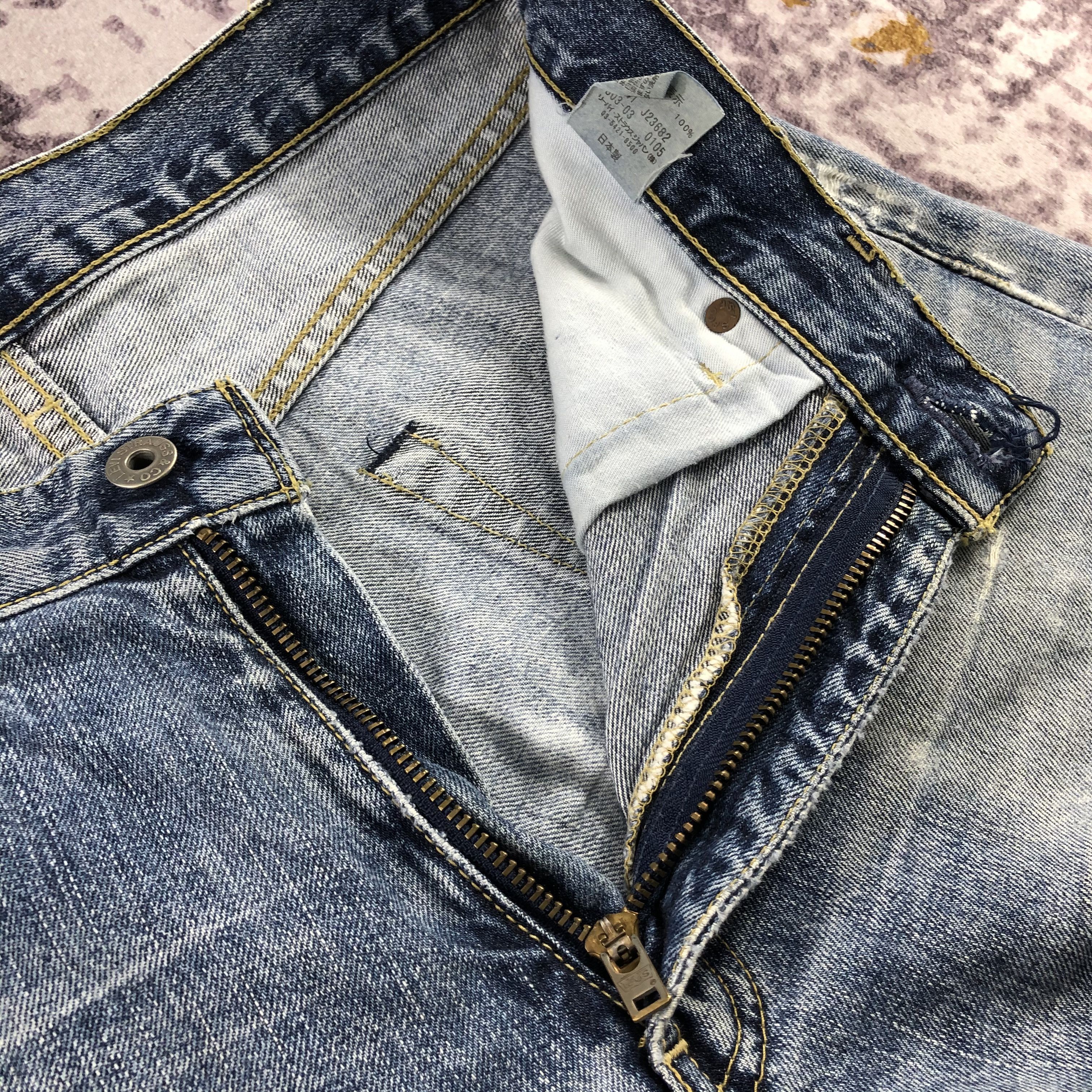 Levi's × Vintage Vintage 90s DIstress Levis 503 Jeans-JM2710 Size US 31 - 11 Thumbnail