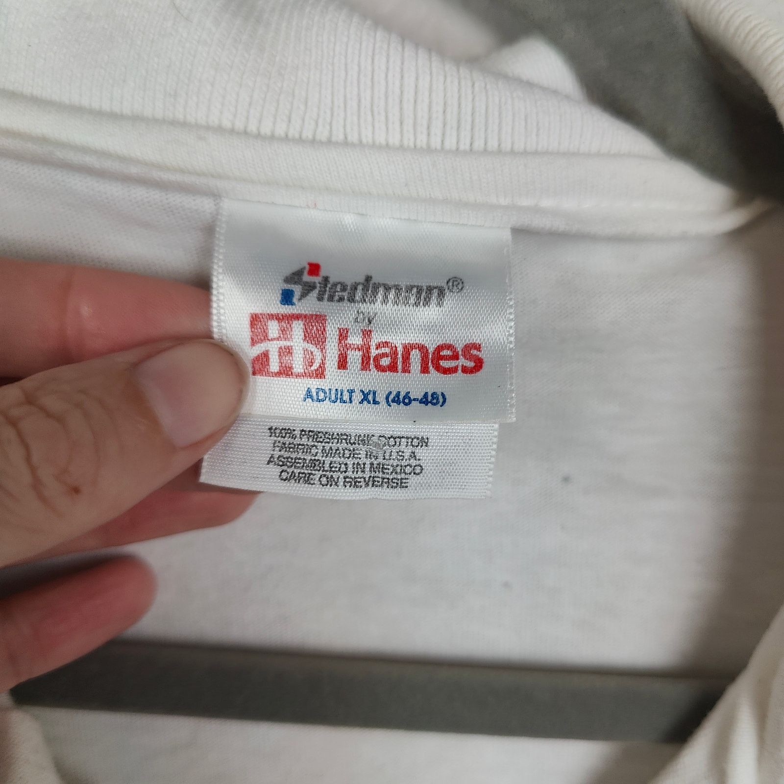 Hanes Vintage 1997 Olympics Polo Shirt Mens XL White Hanes Tag Size US XL / EU 56 / 4 - 4 Thumbnail