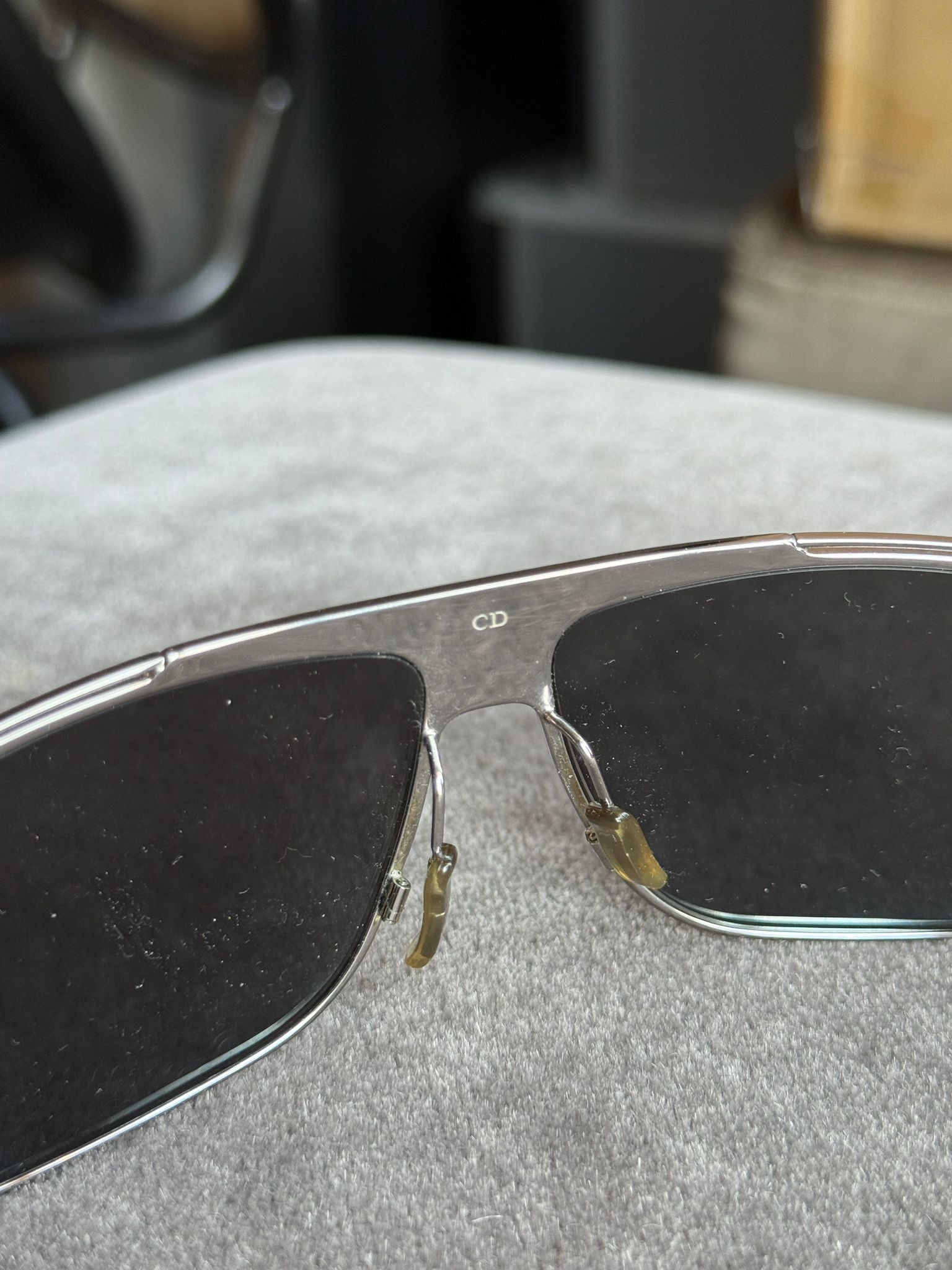Dior Dior Homme Silver Aviator Sunglasses Size ONE SIZE - 5 Thumbnail