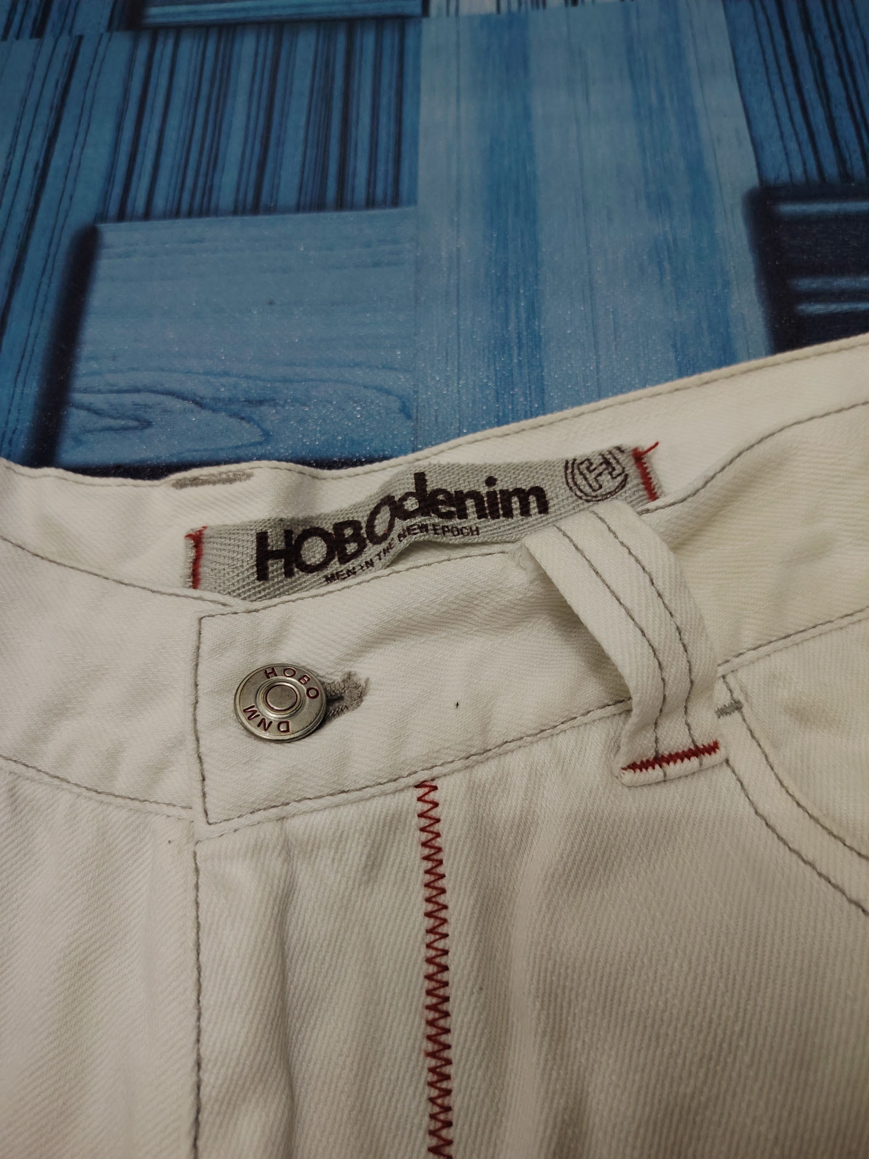 Hobo × JNCO × Southpole 💥Insane 90s HOBO DENIM Baggy Cargo SHORT Skate HIPHOP STYLe Size US 32 / EU 48 - 5 Thumbnail