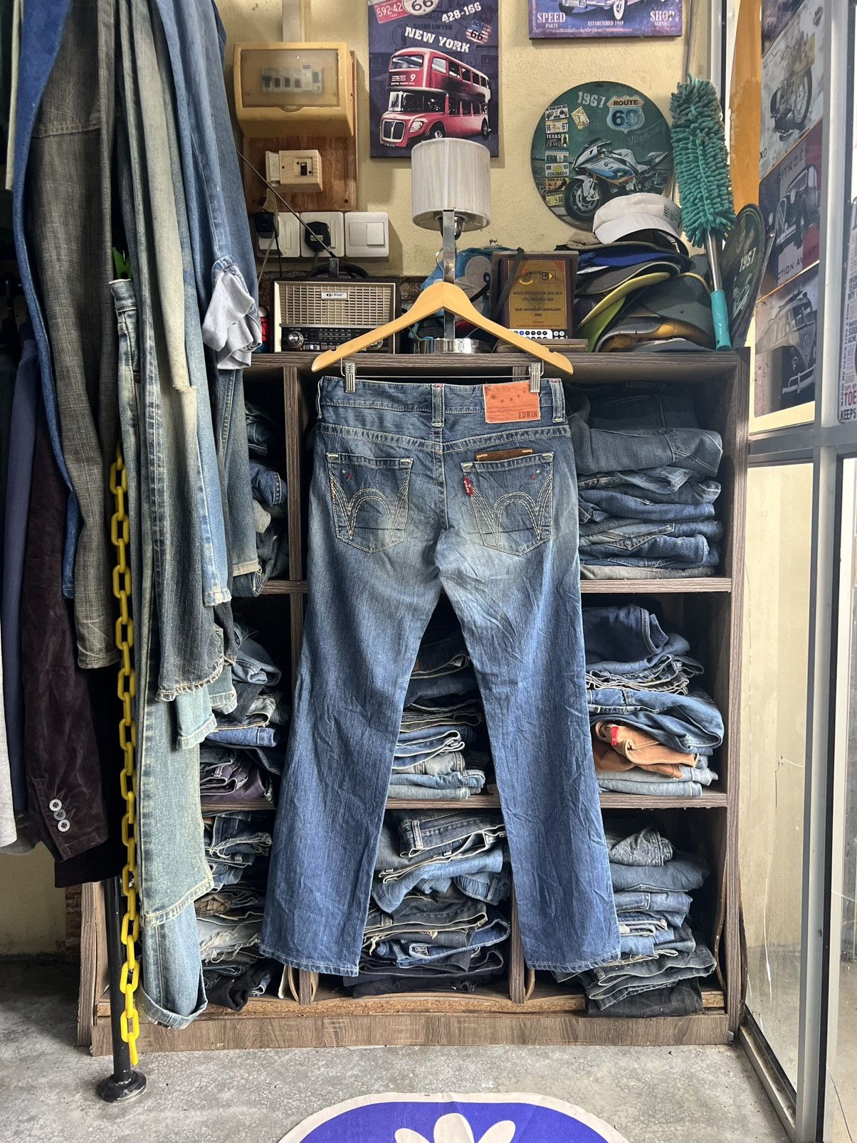 Edwin 🔥Edwin Exclusive Vintage Distressed Denim Size US 34 / EU 50 - 2 Thumbnail