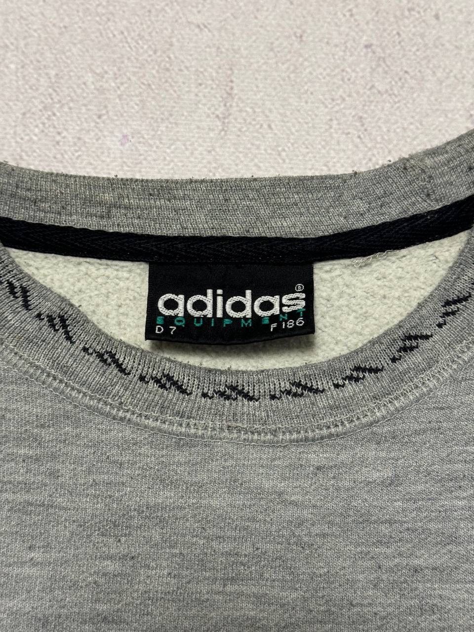 Adidas × Vintage Vintage Adidas Equipment Sweatshirt Big Logo Y2K 90s Size US M / EU 48-50 / 2 - 6 Thumbnail