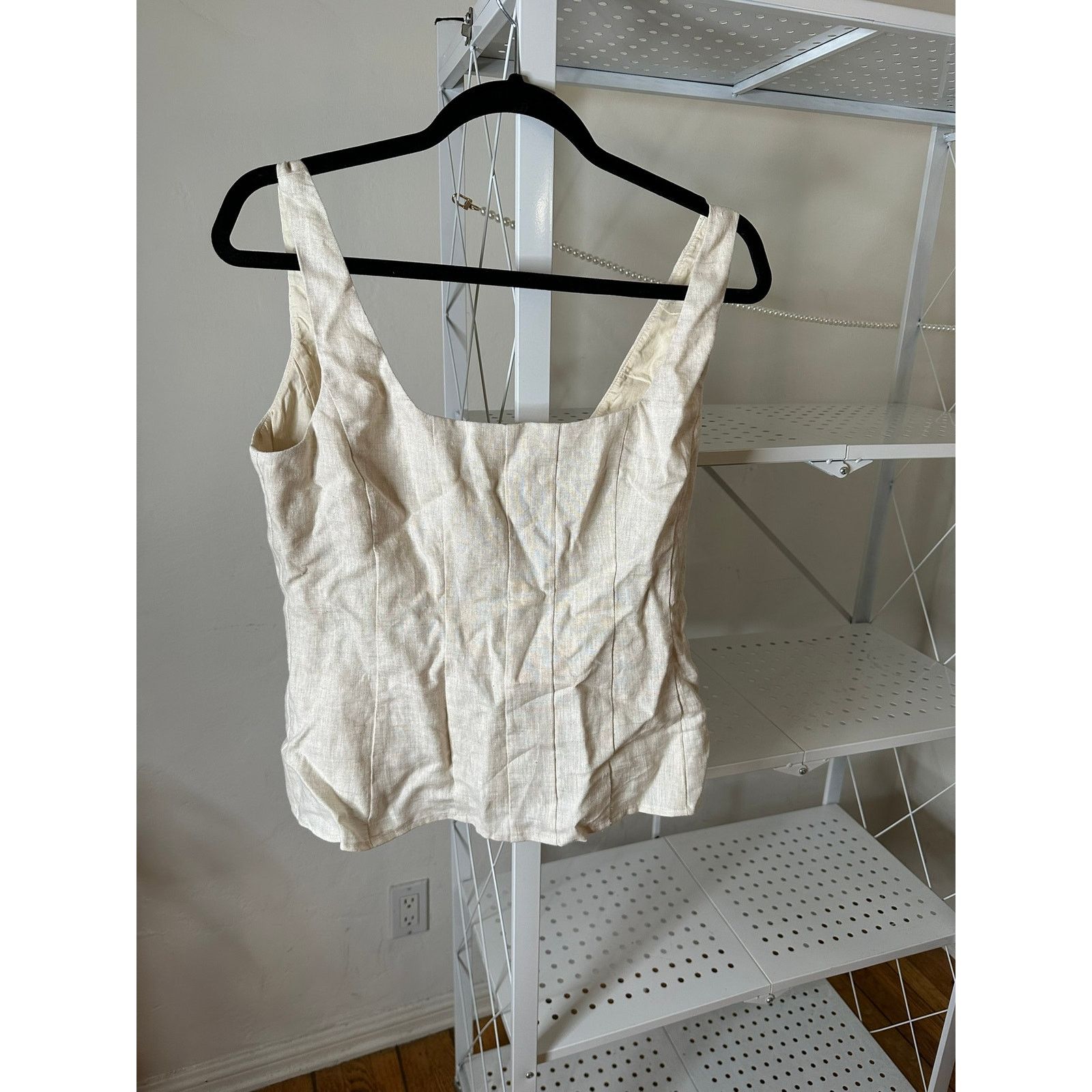 Authentic Staud wells tank beige