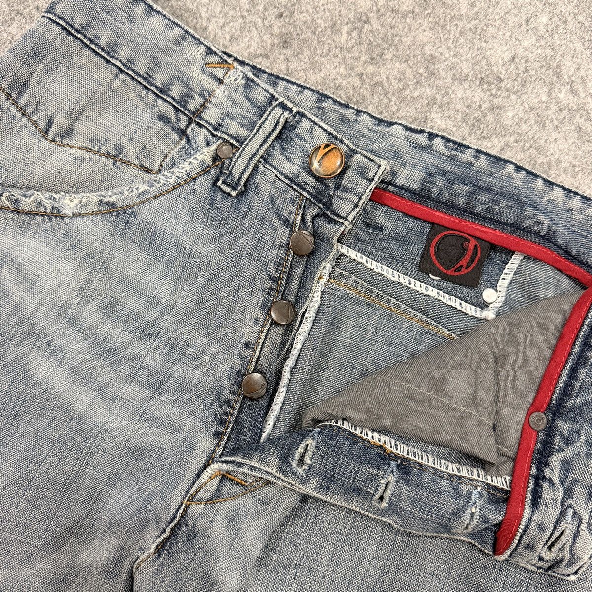 Levi's Vintage Levi’s Engineered Buckle Belt Denim Size US 30 / EU 46 - 6 Thumbnail