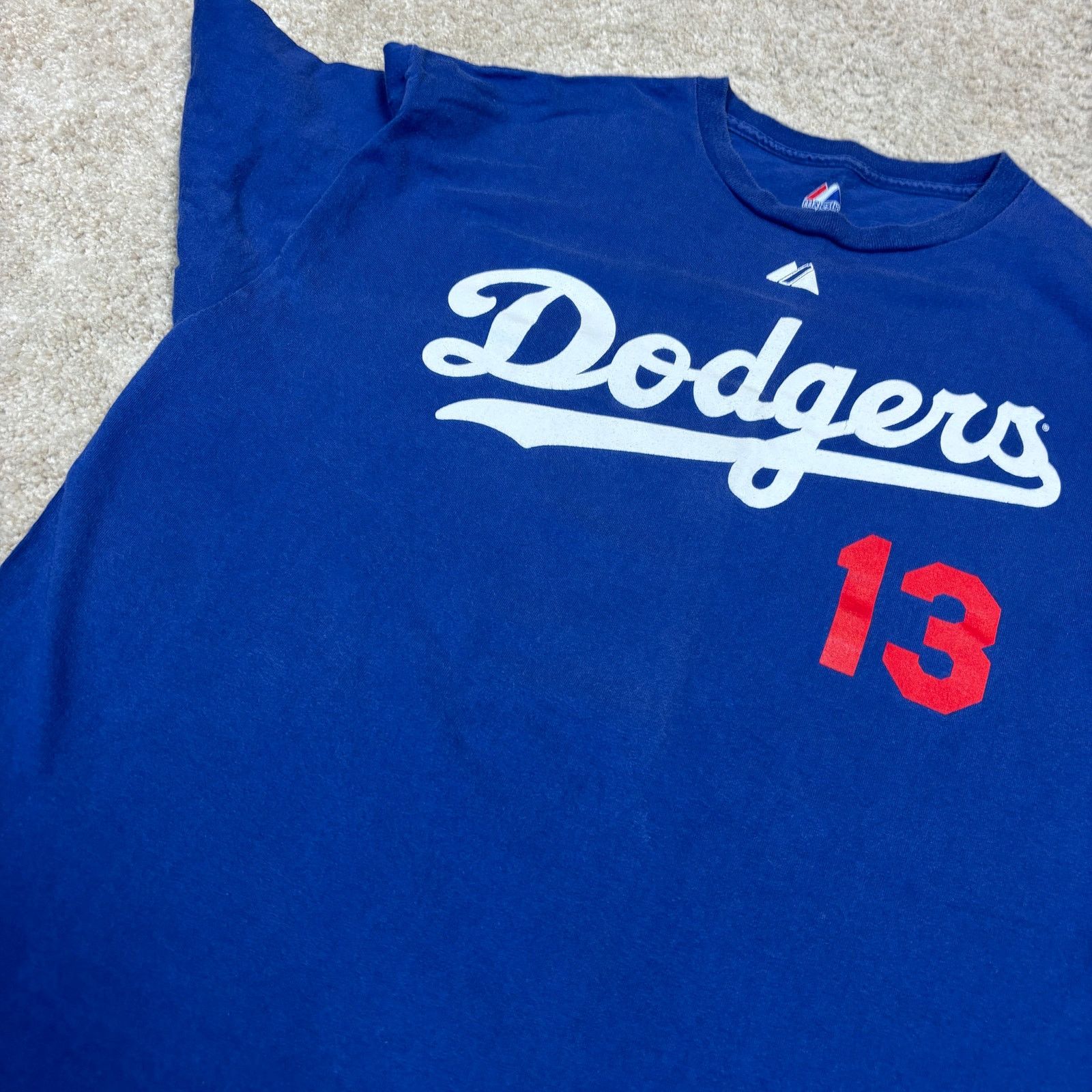Majestic Majestic LA Dodgers Daniel Hudson 13 T Shirt Men's Large Size US L / EU 52-54 / 3 - 10 Thumbnail